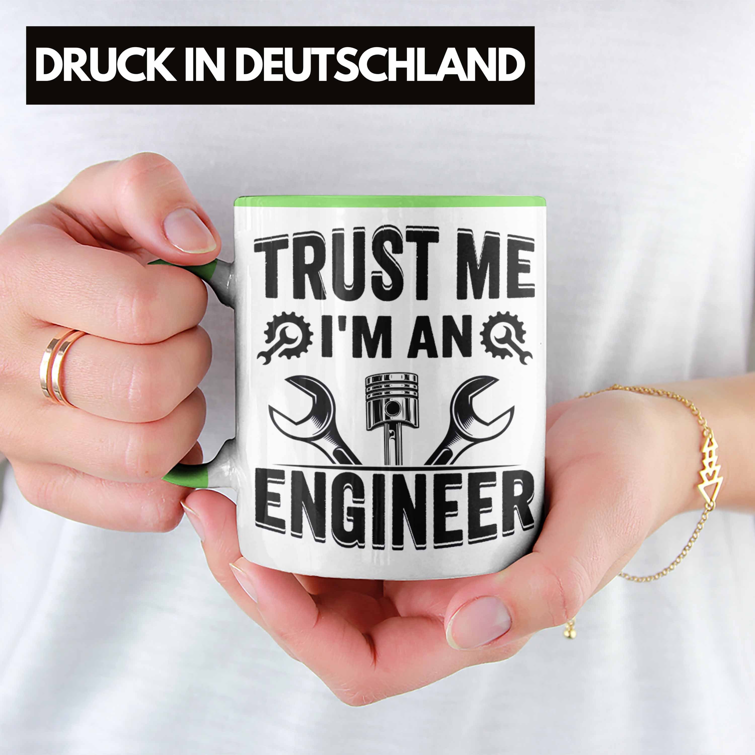 An Trendation Trust Tasse I'm Geschenkidee Grün Me Engineer Tasse Ingenieur Geschenk Sprüch