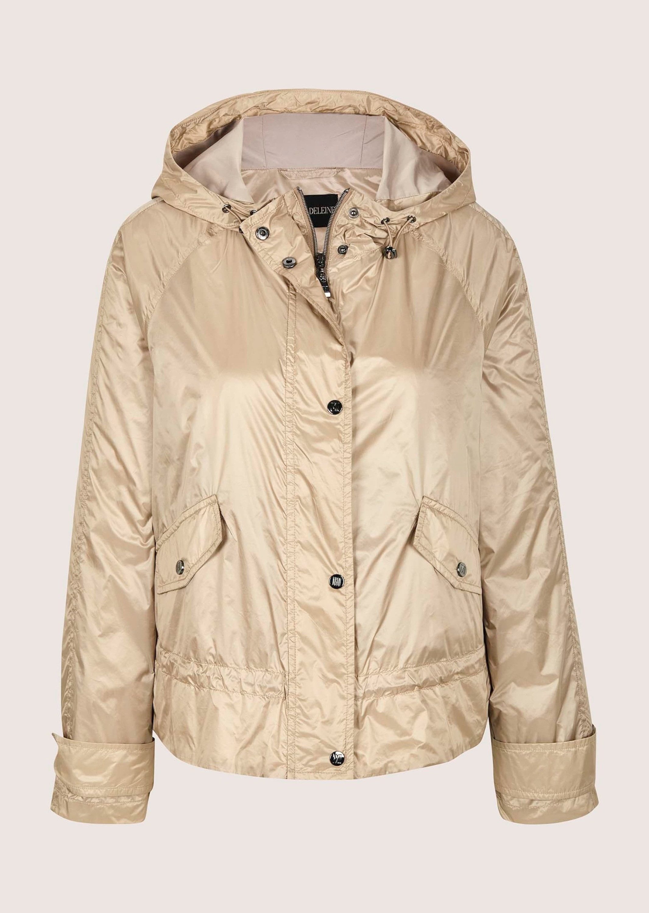 Outdoorjacke Outdoorjacke mit Kapuze, Raglanärmel