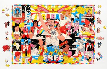 Laurence King Puzzle Die Welt des Freddie Mercury, 1000 Puzzleteile
