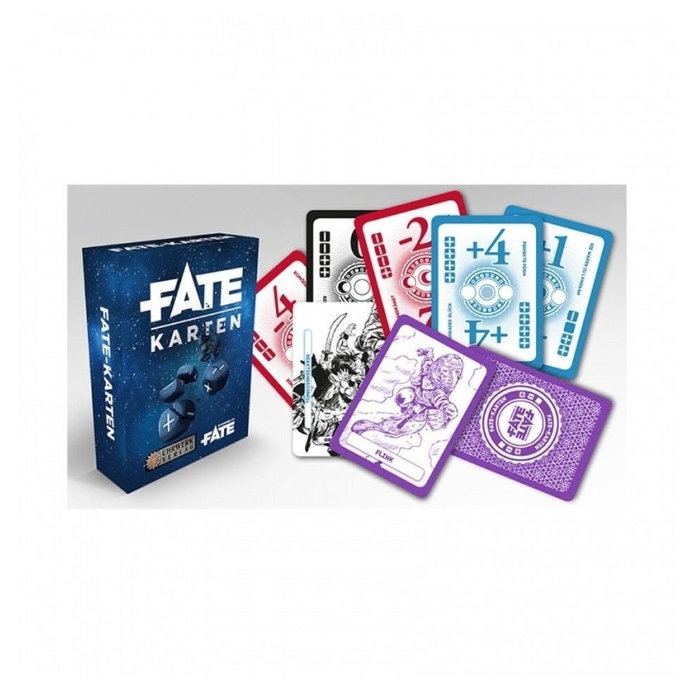Uhrwerk Verlag Spiel, Fate - Karten
