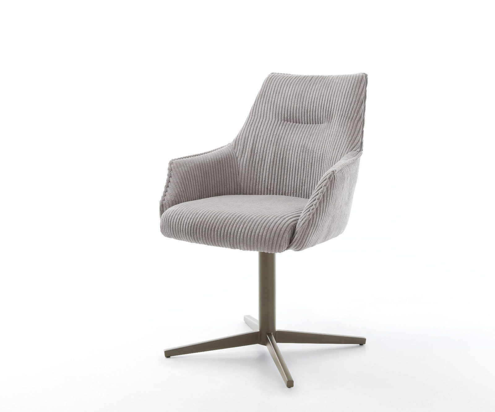 DELIFE Polsterstuhl Alja-Flex, mit Armlehnen Fußkreuz günstig online kaufen