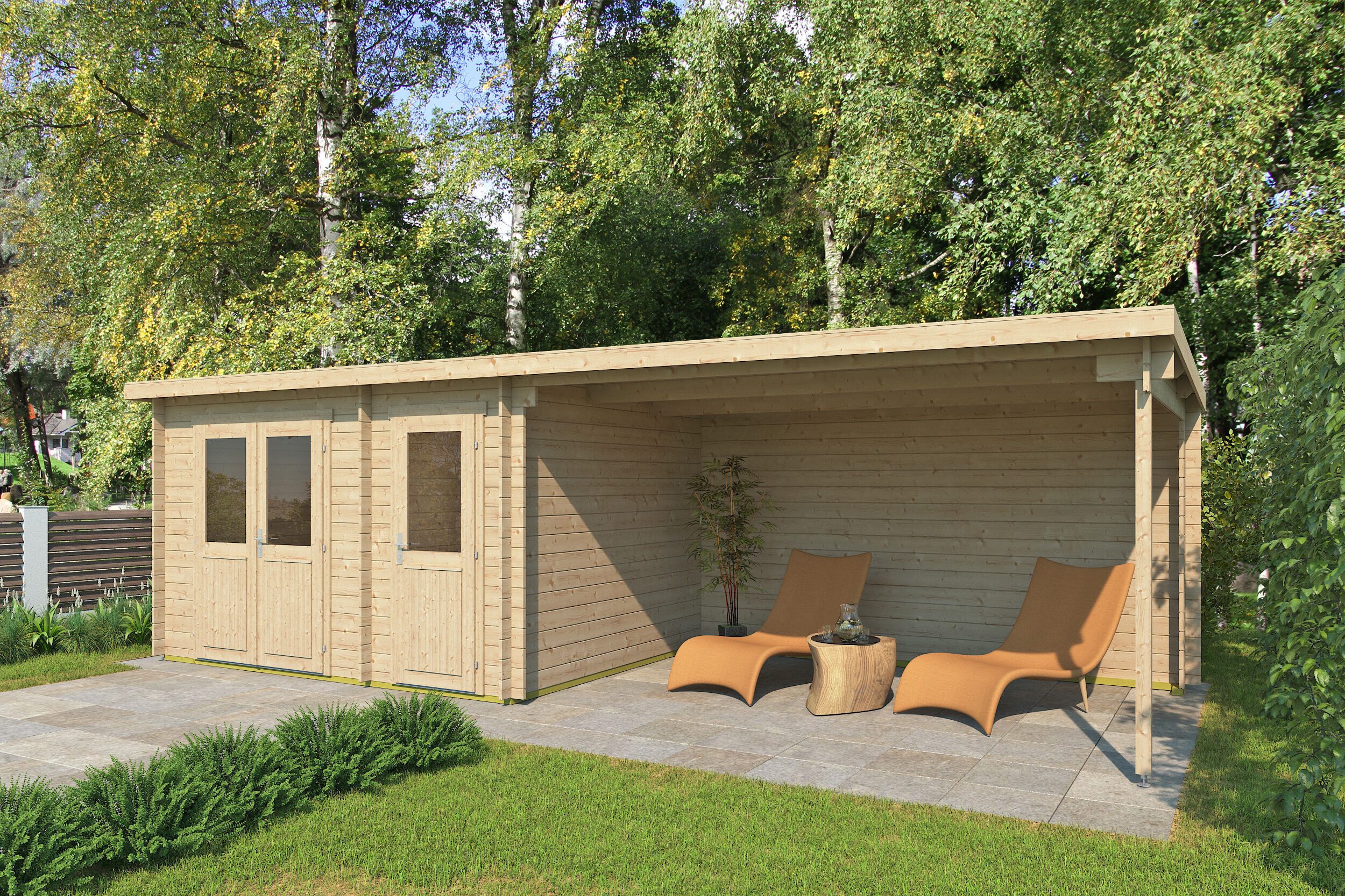 Fjordholz Gartenhaus Gent 28 D