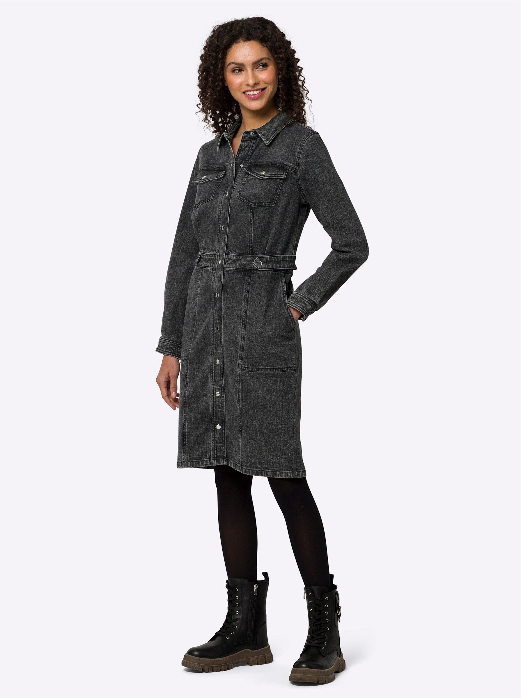 heine Etuikleid Jeanskleid . günstig online kaufen