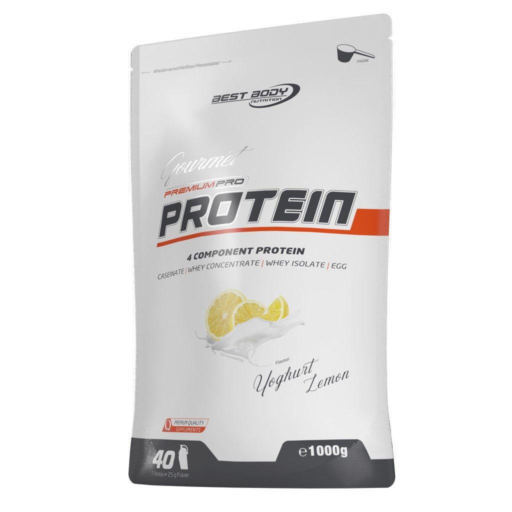 Best Body Nutrition Gourmet Premium Pro Protein - 1000 g Zipp-Beutel Pulver, 1000 g