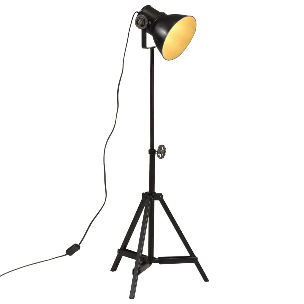 vidaXL Stehlampe NA Stehleuchte 25 W Schwarz 35x35x6595 cm E27