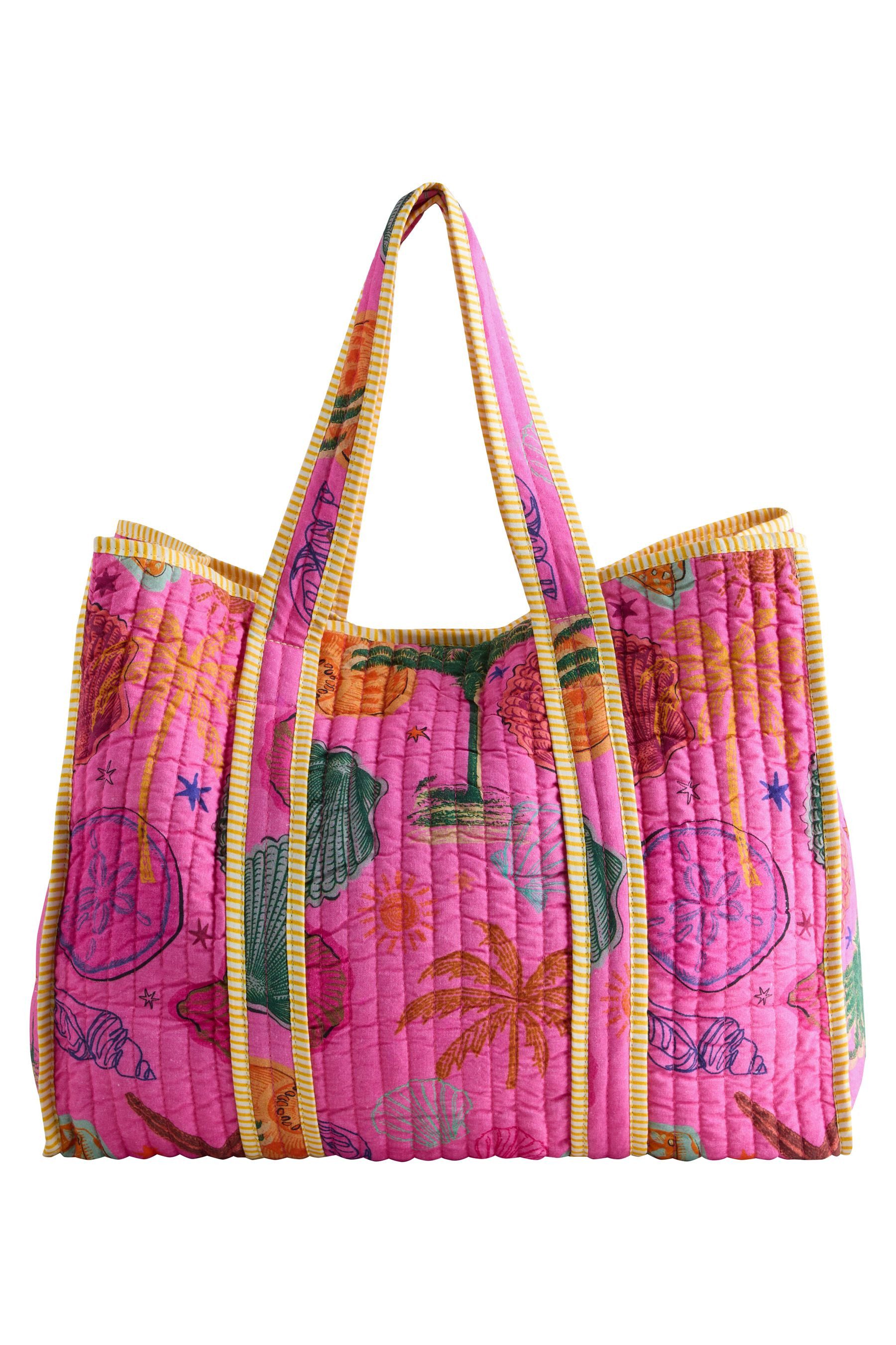 Next Schultertasche Gesteppte Tasche mit Sommermuster (1-tlg)