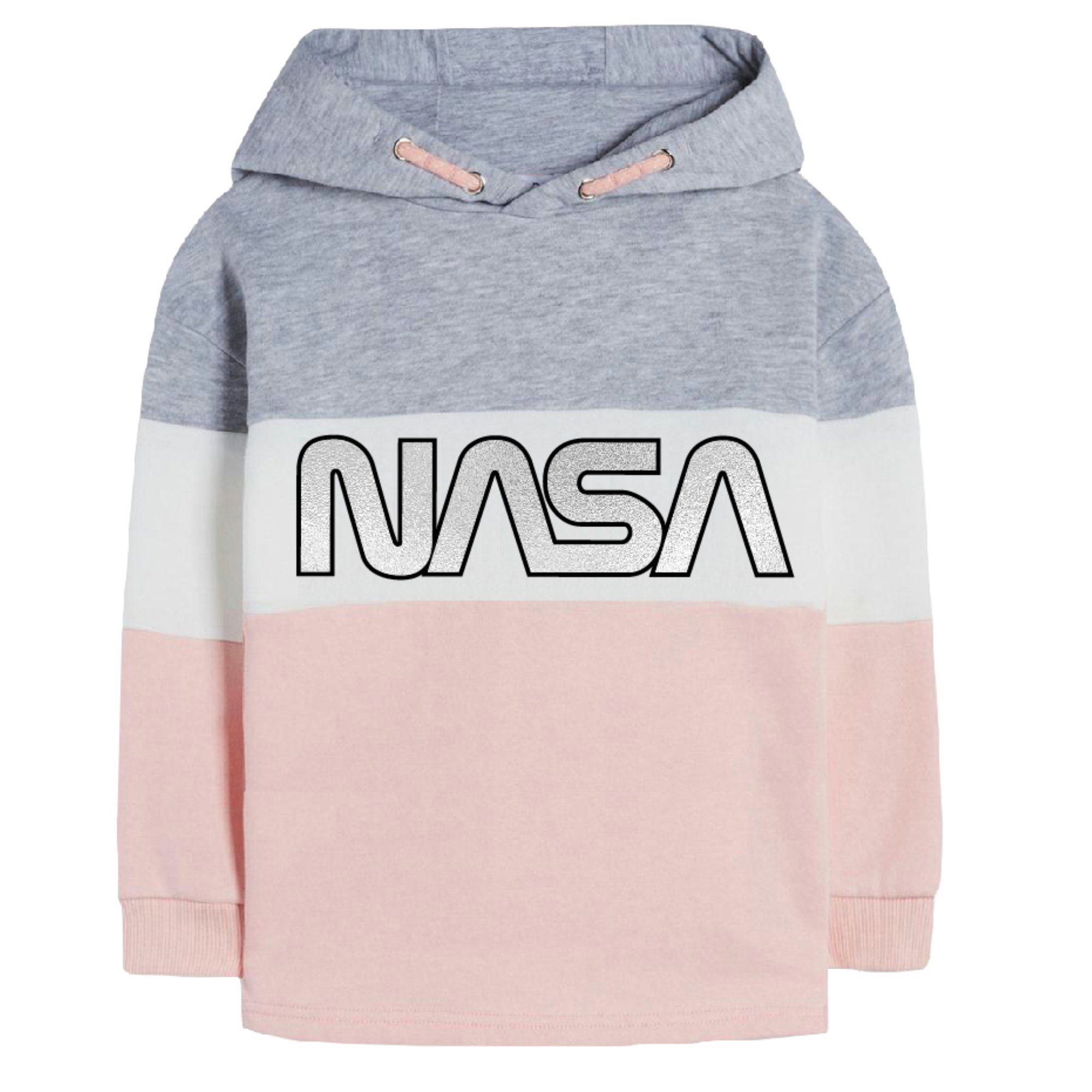 NASA Hoodie NASA Space Center Mädchen Kapuzenpullover Pulli Gr. 134 bis 164