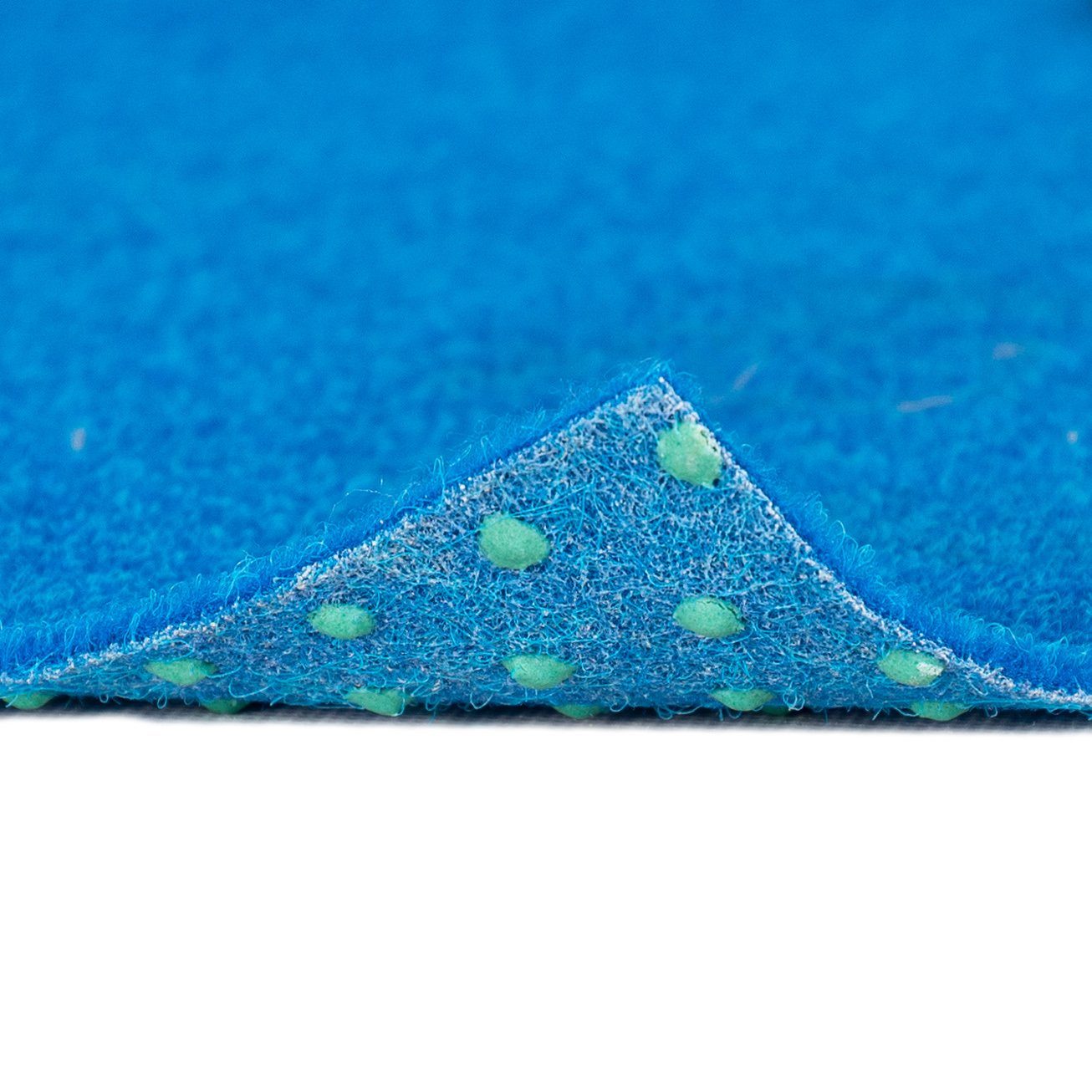 Mazovia Kunstrasen Kunstrasen mit Noppen, Meterware, Outdoor Blau, 100 x 100 cm, UV-beständig,witterungsbeständig und wetterfest,für Balkone,Camping