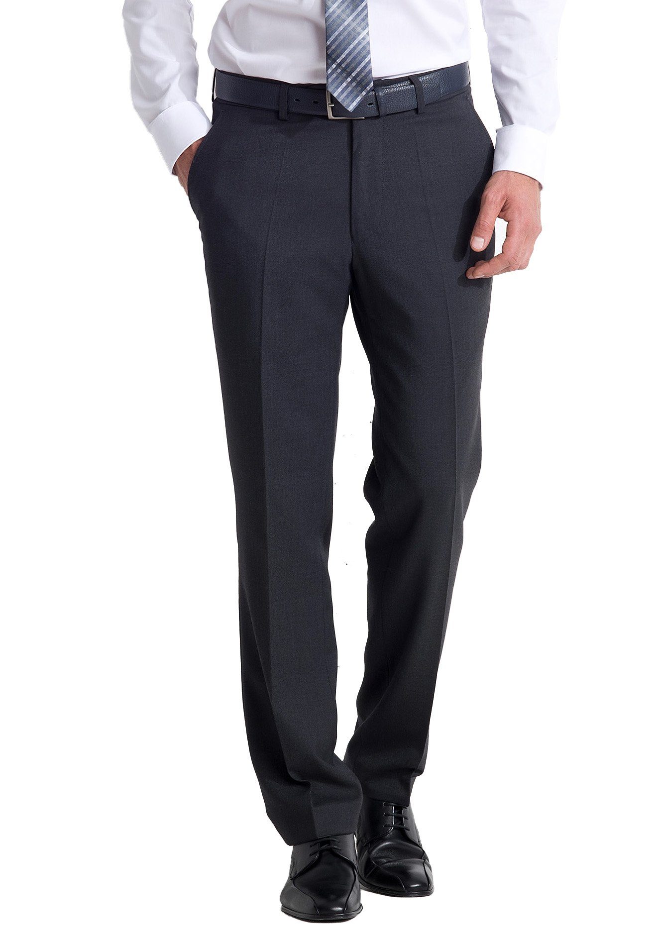 aubi: 3/4-Hose aubi Perfect Fit Herren Businesshose Anzughose Flat Front Modell 26