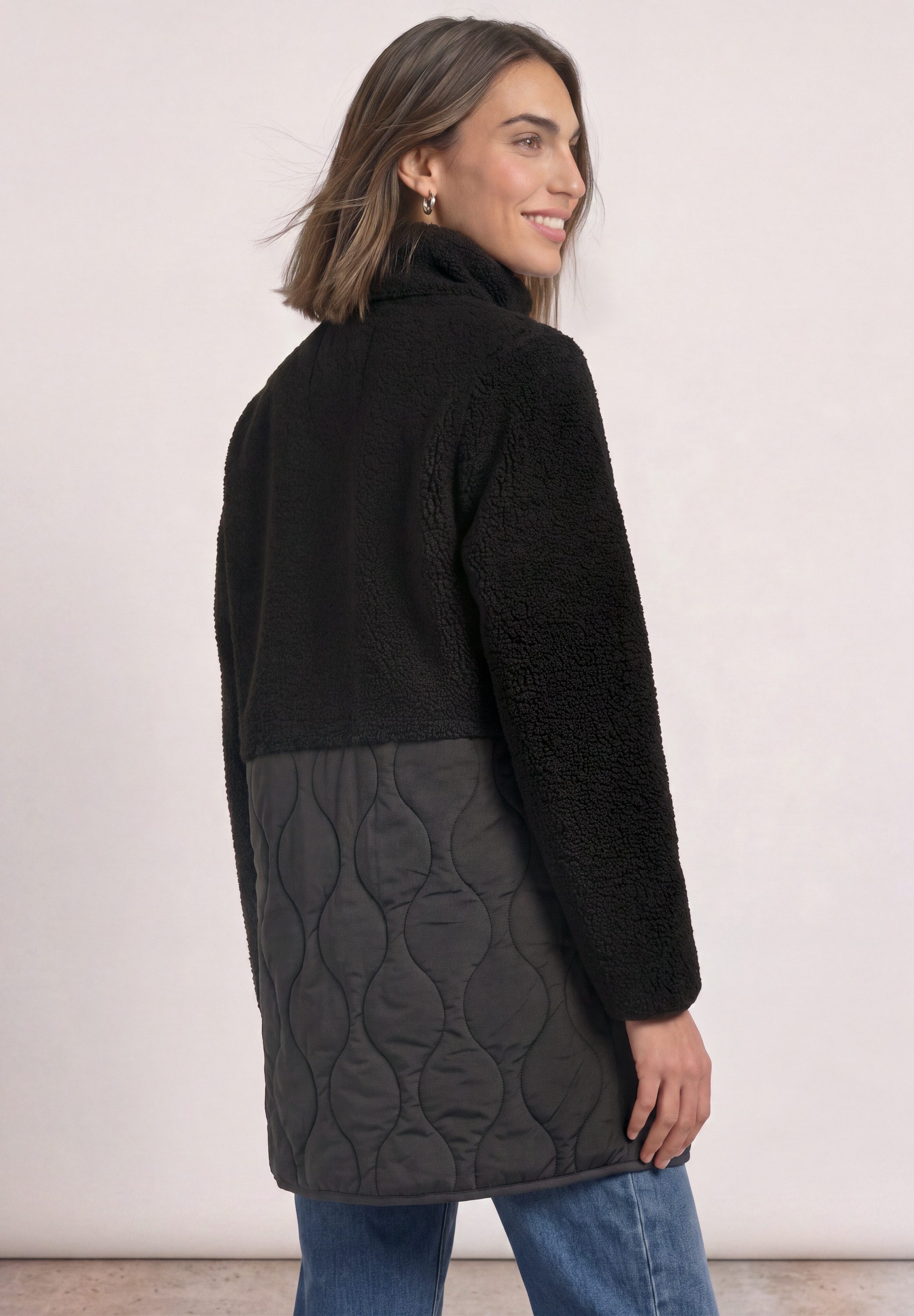 STREET ONE Fellimitatjacke mit Stehkragen – Bild 2 von 5