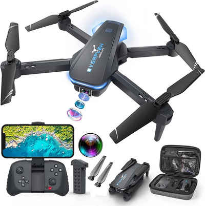 ZREE Drohne mit 4K Kamera Faltbare-Quadcopter FPV RC Drohne (4K Ultra HD, Geschenke für Kinder Jungen/Mädchen, mit 3D-Flips/Höhenhaltung/Gesten-Selfie/Wegpunktflug)