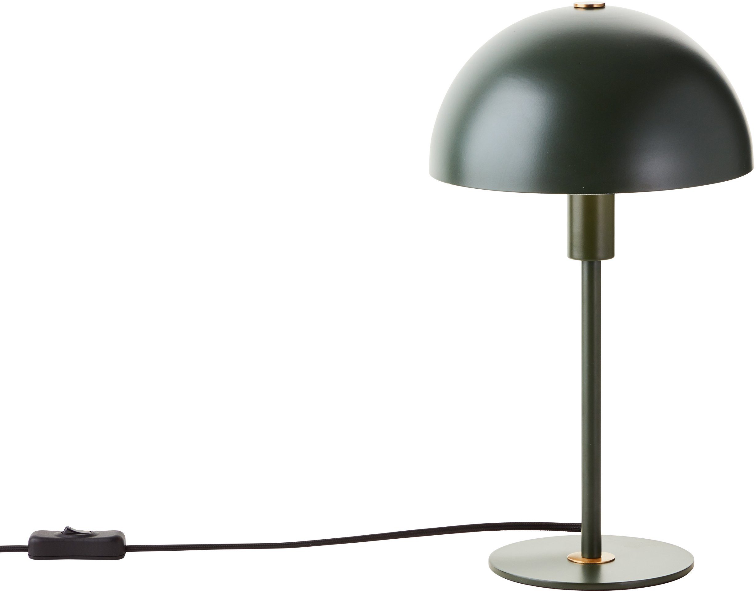 LeGer Home by Lena Gercke Tischleuchte Linnea Pilz Lampe, ohne Leuchtmittel, Pilzleuchte, Tischlampe, Metallsockel, Höhe 35,5 cm