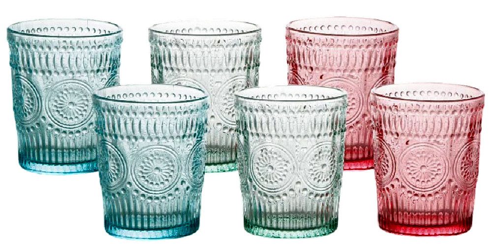 Rungassi Стекло-Set Стеклоset 6-tlg Trinkglas 270ml H 10cm Wasser, Cognac, Whisky-Gläser, Glas