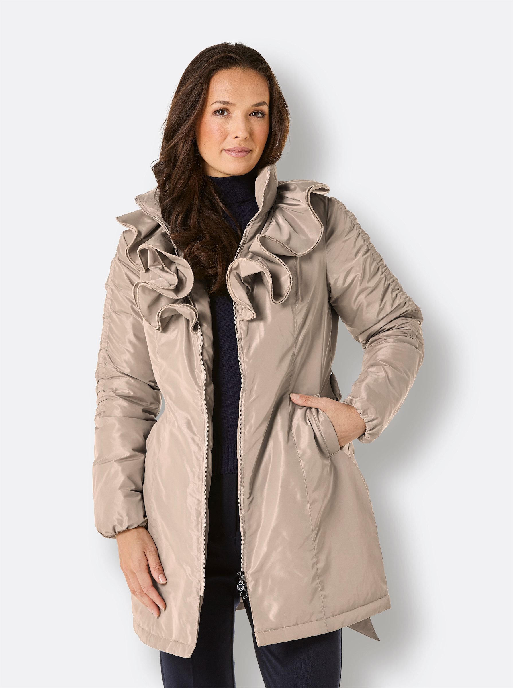 creation L Allwetterjacke Daunen-Jacke Langarm