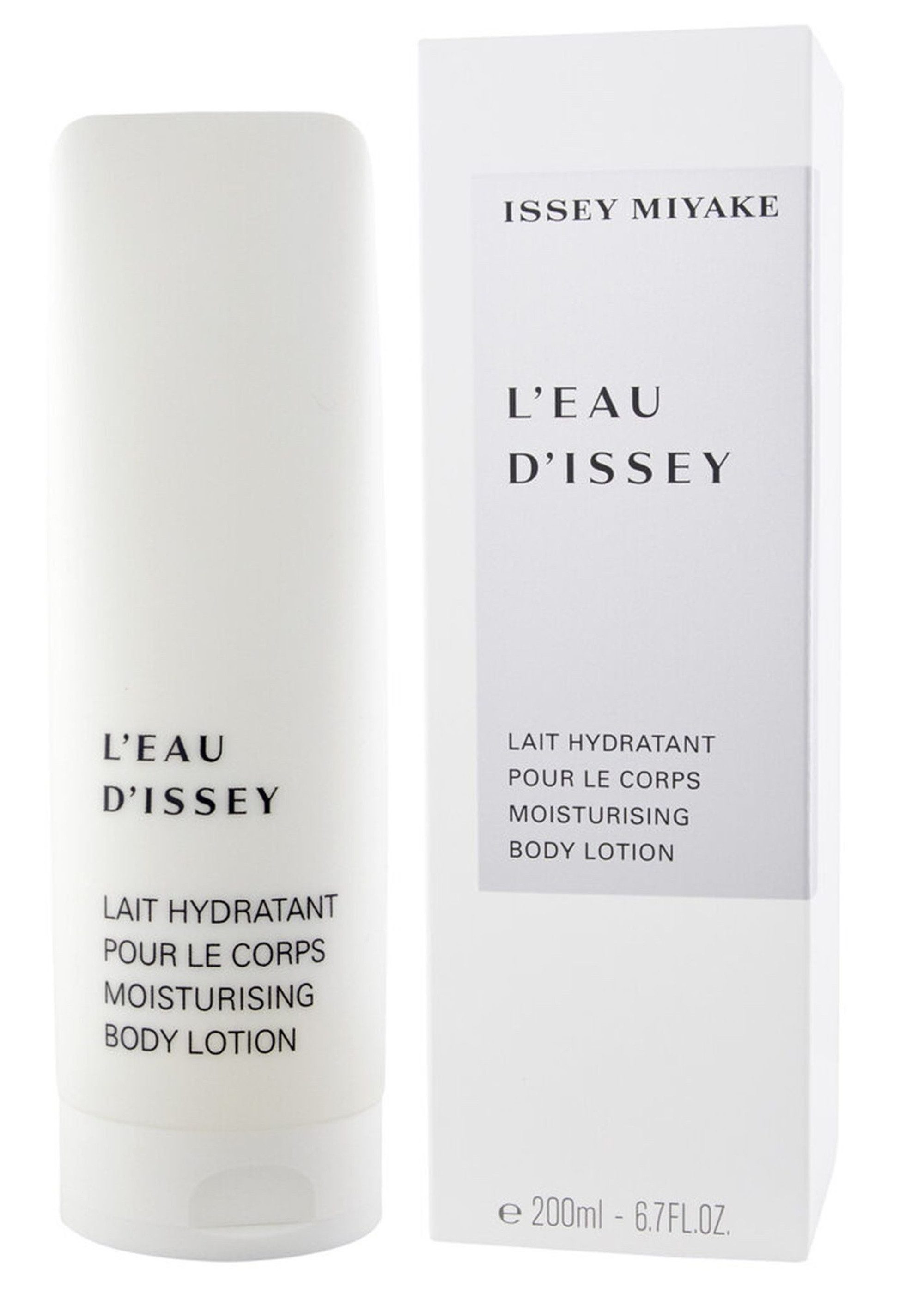 Issey Miyake Bodylotion L'Eau d'Issey pour Femme Damen Körperlotion, Frisch-blumiger Duft mit Lotus, Rose und weißen Blüten