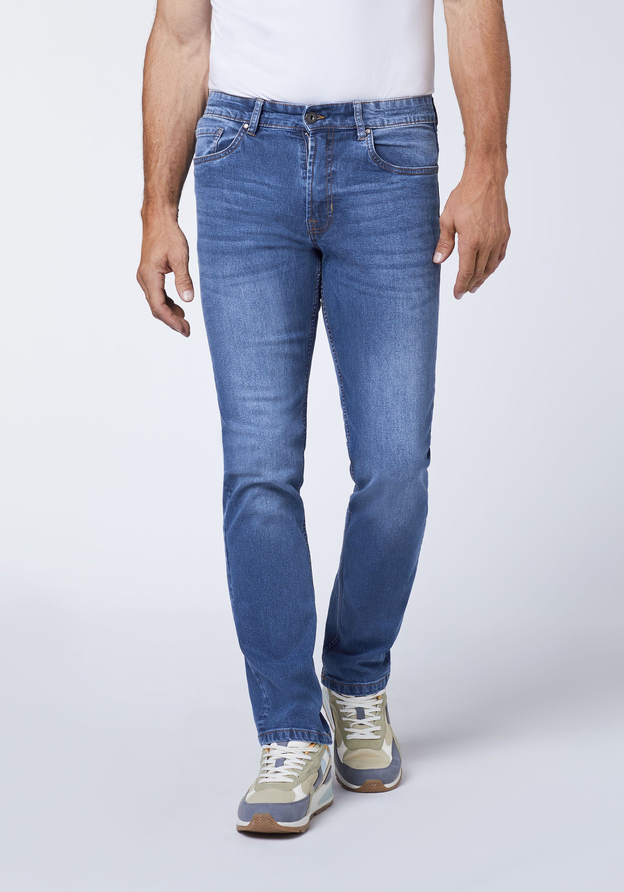 Oklahoma Jeans 5-Pocket-Jeans im verwaschenen Look