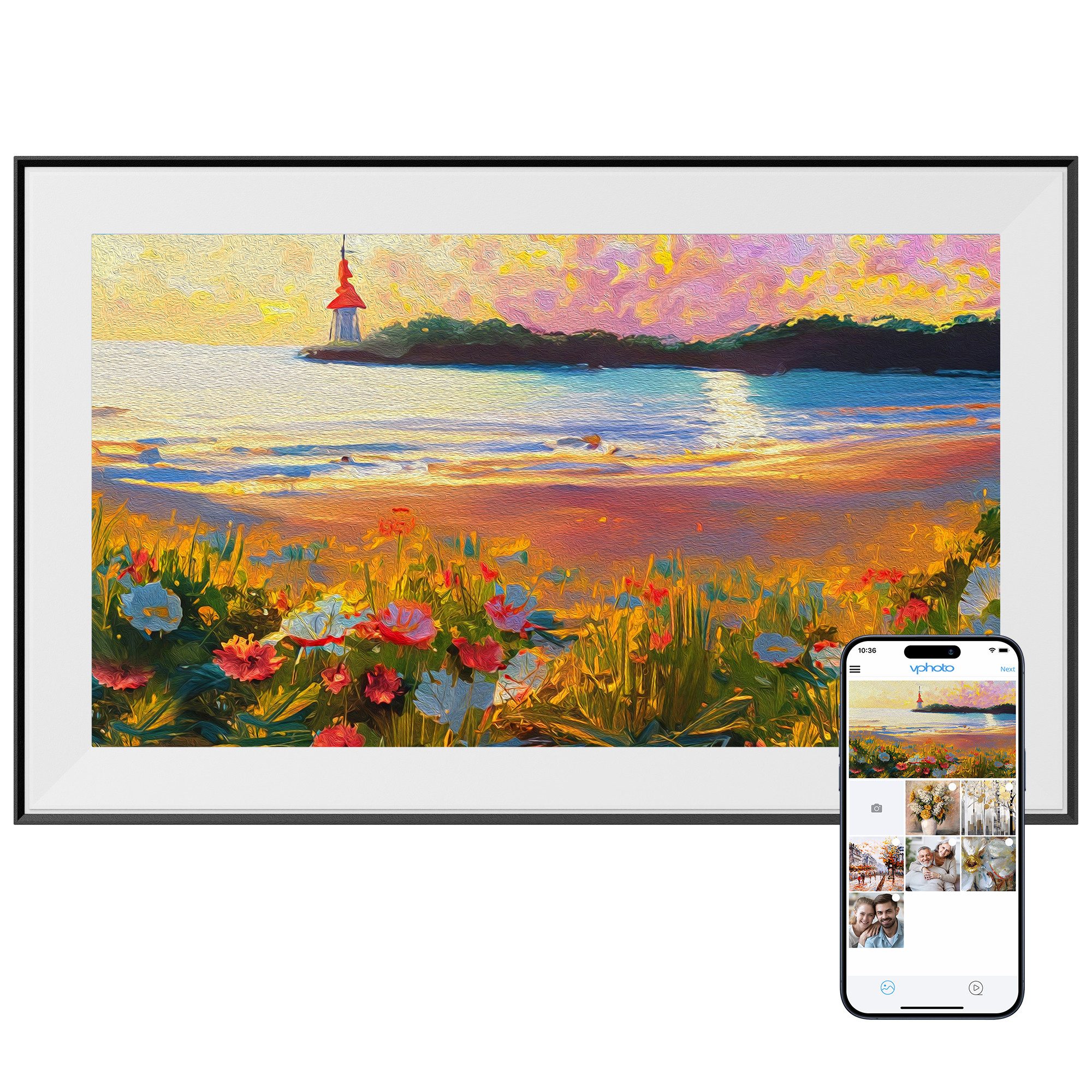 EKASN Classic15 Pro Digitaler Bilderrahmen (39,6 cm/15.6 ", 1920 x 1080 Pix günstig online kaufen