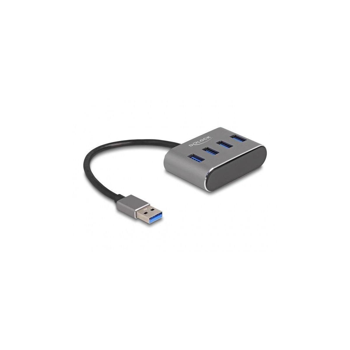 Delock 4 Port USB 3.2 Gen 1 Hub mit USB Typ-A Anschluss – USB... USB-Adapter USB