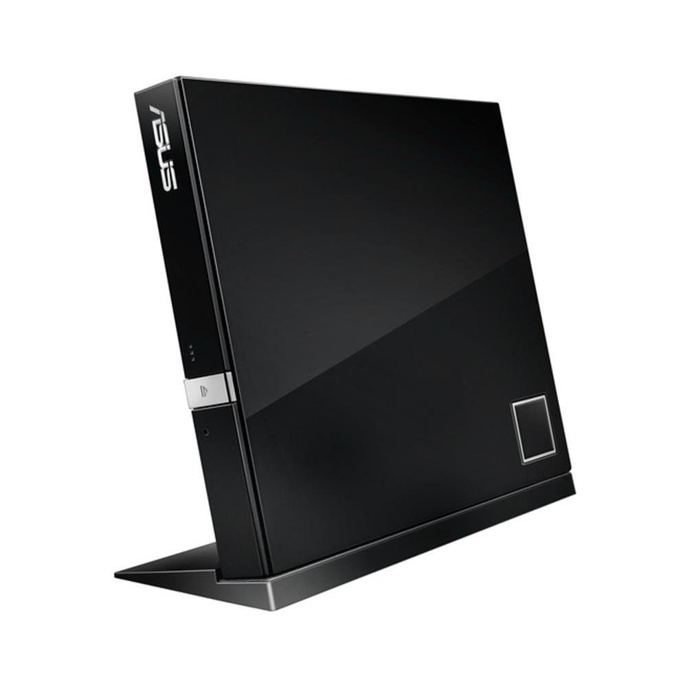 Asus SBC-06D2X-U Blu-ray-Brenner (USB 2.0, BD 6x/DVD 8x/CD 24x, extern Slim BDXL Hochglanz Schwarz)