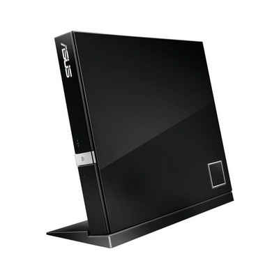 Asus SBC-06D2X-U Blu-ray записывающее устройство (USB 2.0, BD 6x/DVD 8x/CD 24x, extern Slim BDXL Hochglanz Schwarz)