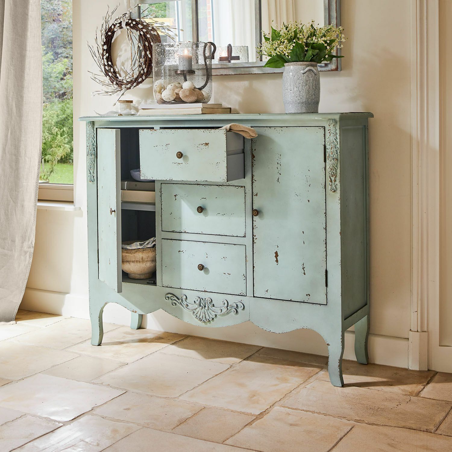 Mirabeau Kommode Kommode Thalorian antikblau