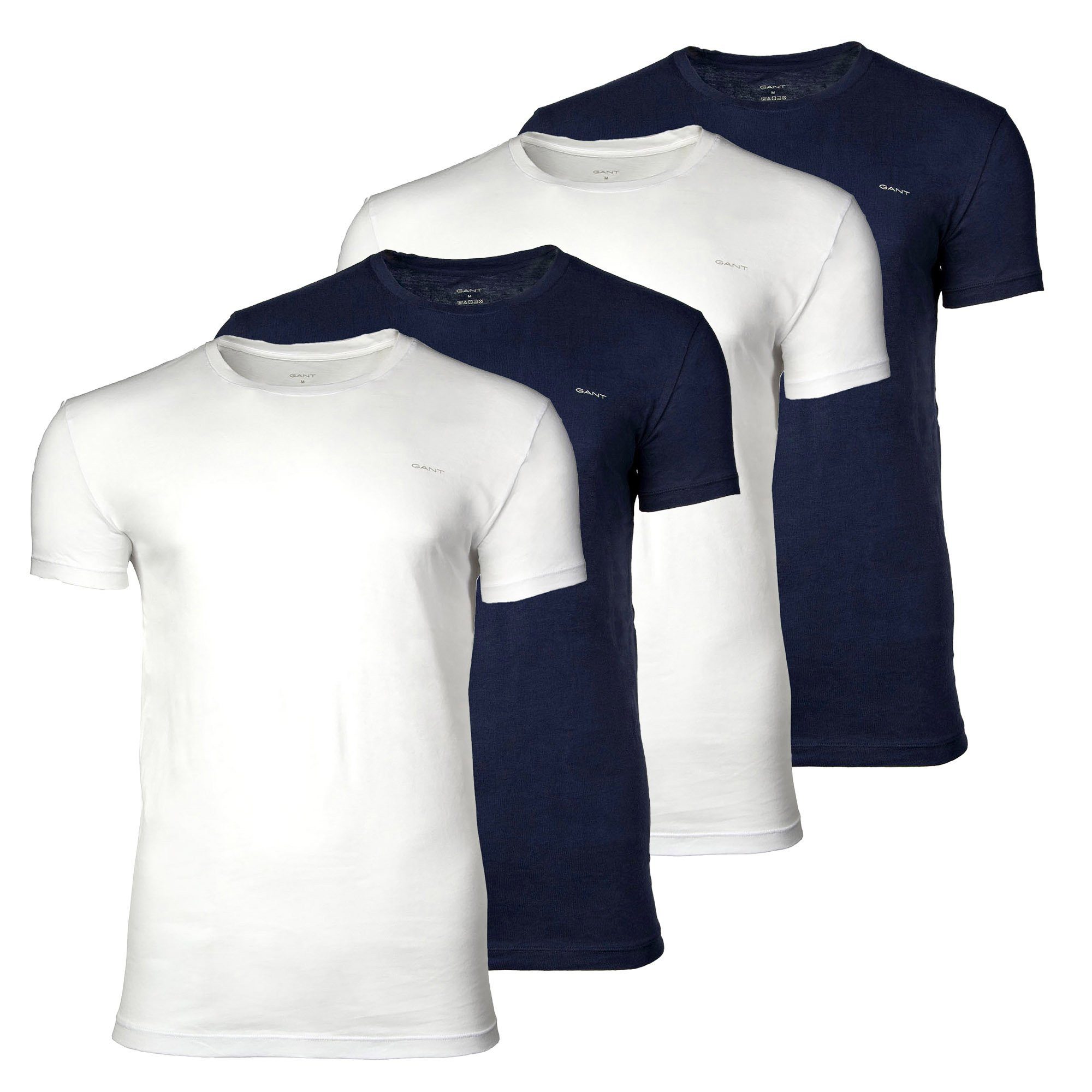 Gant T-Shirt Herren T-Shirt 4er Pack Baumwolle (Packung, 4er Pack) günstig online kaufen