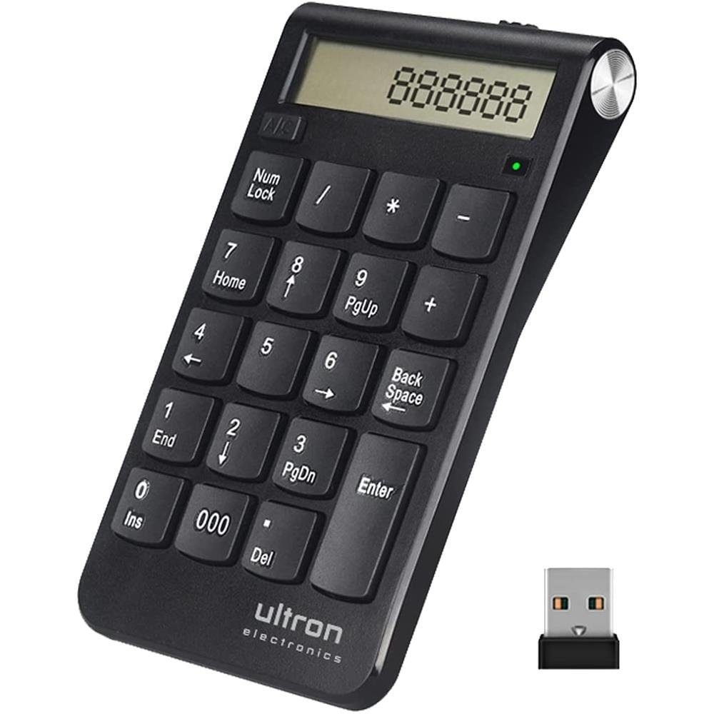 UN2 Nummernblock + Taschenrechner Wireless-Tastatur