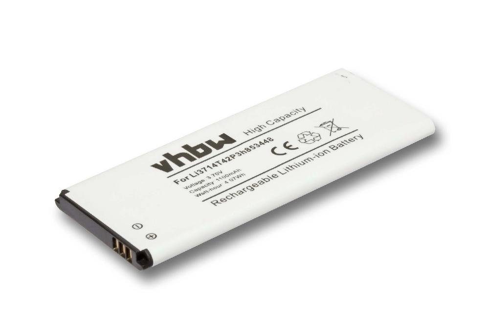 vhbw kompatibel mit Medion Life P4310, MD98910 Smartphone-Akku Li-Ion 1100 mAh (3,7 V)