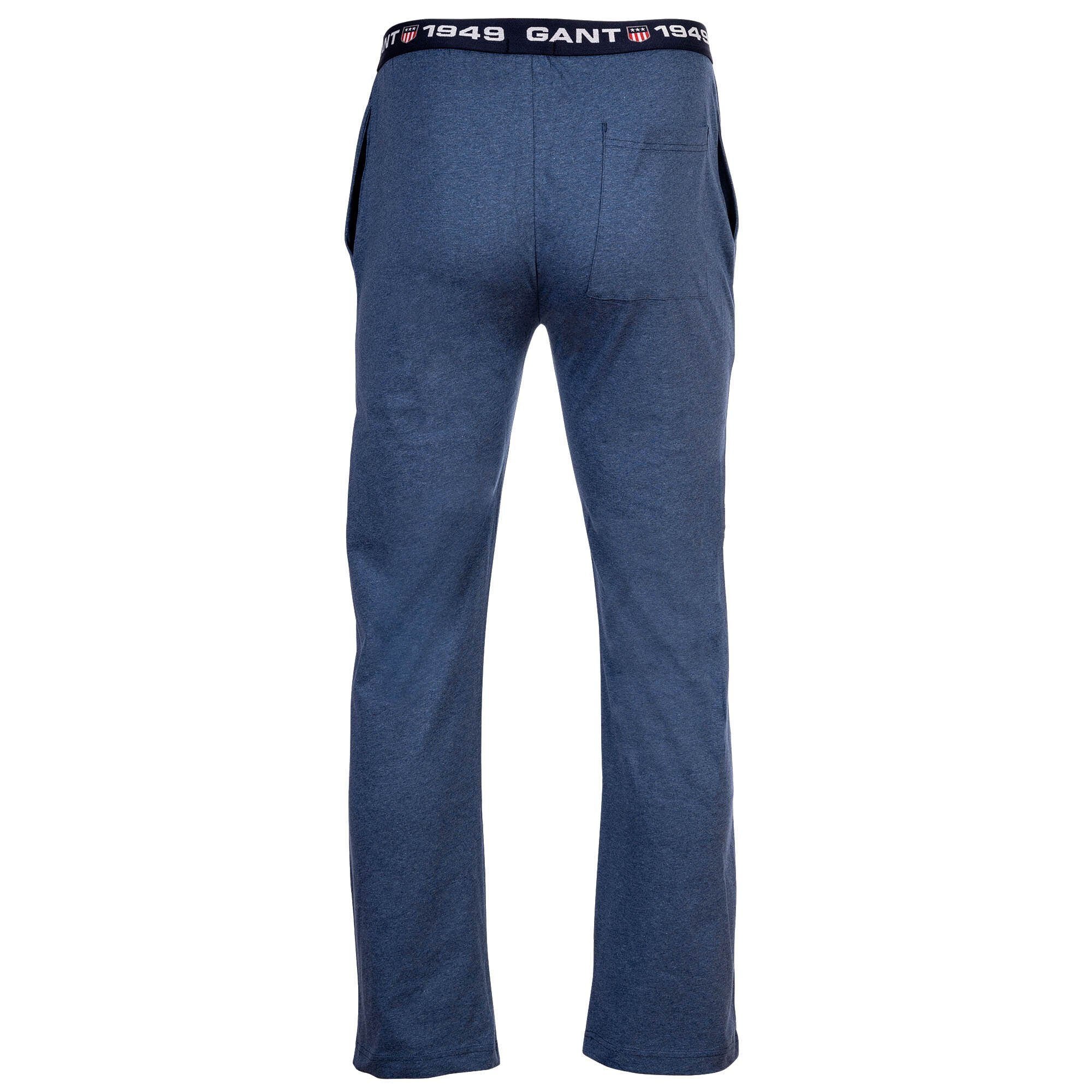 Gant Jogginghose Herren Schlafhose Pants Retro Pajama Shield - Blau