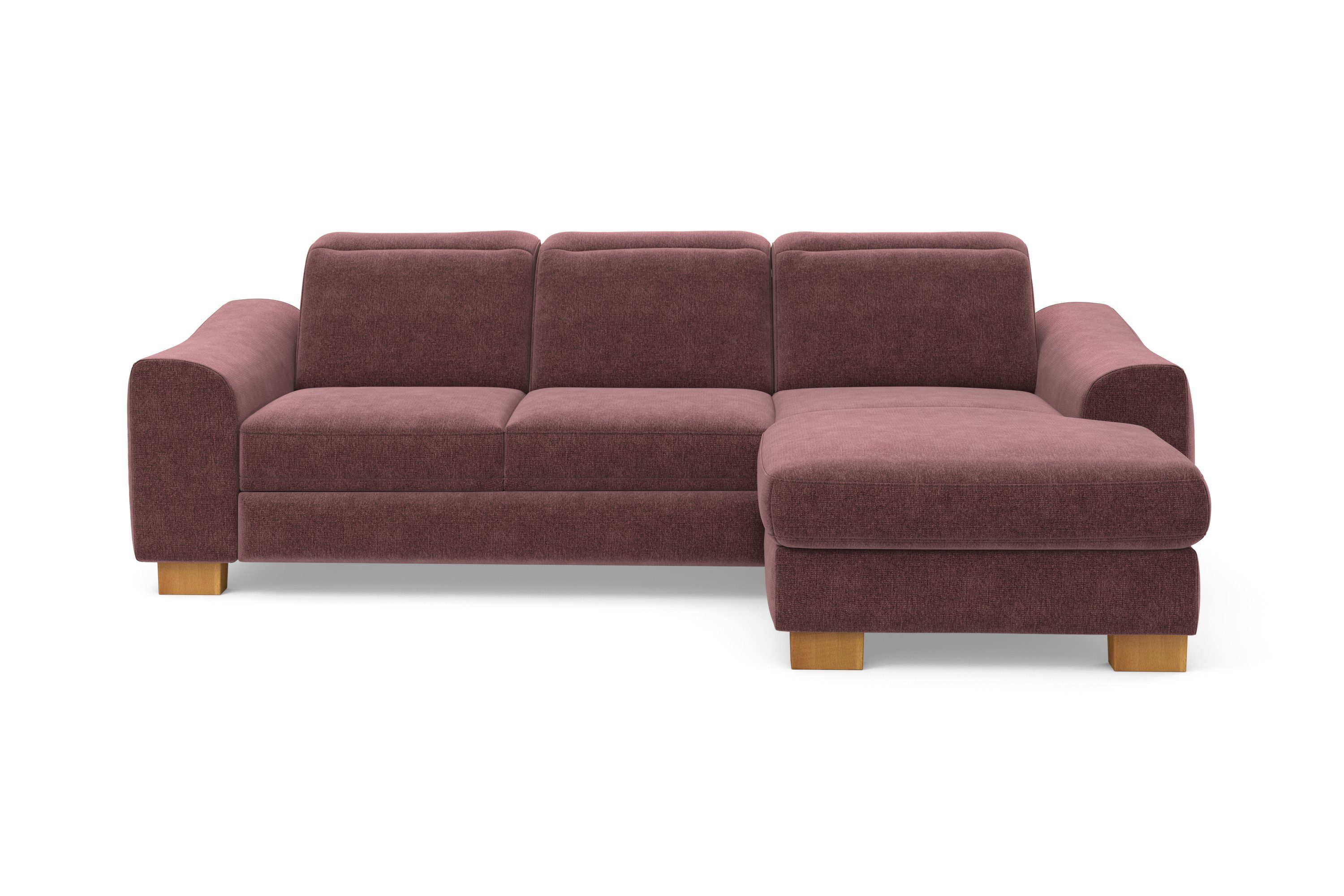 Home affaire Ecksofa Dundee L-Form, wahlweise mit Kopfteilverstellung und zusätzlich mit Schlaffunktion