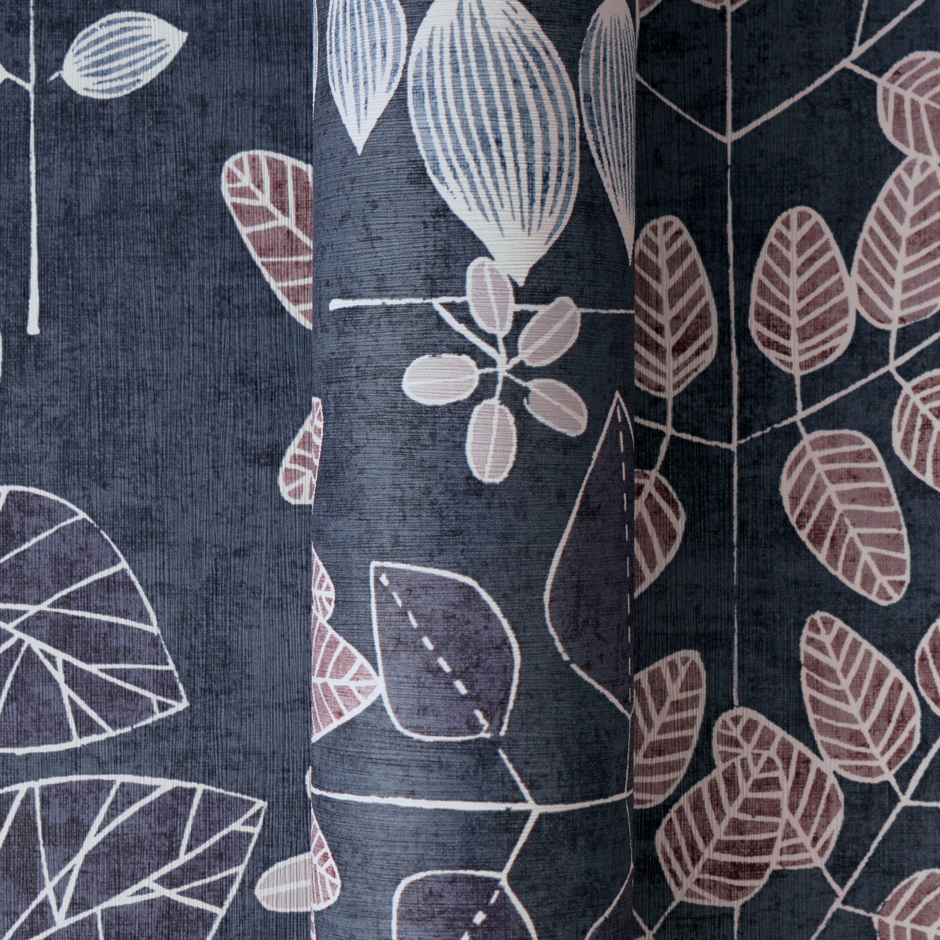 A.S. Création Vliestapete Lebendige Naturtapete mit botanischer Illustration, strukturiert, matt, (1 St), Detailreiche Blattformen für wohnliche Natürlichkeit