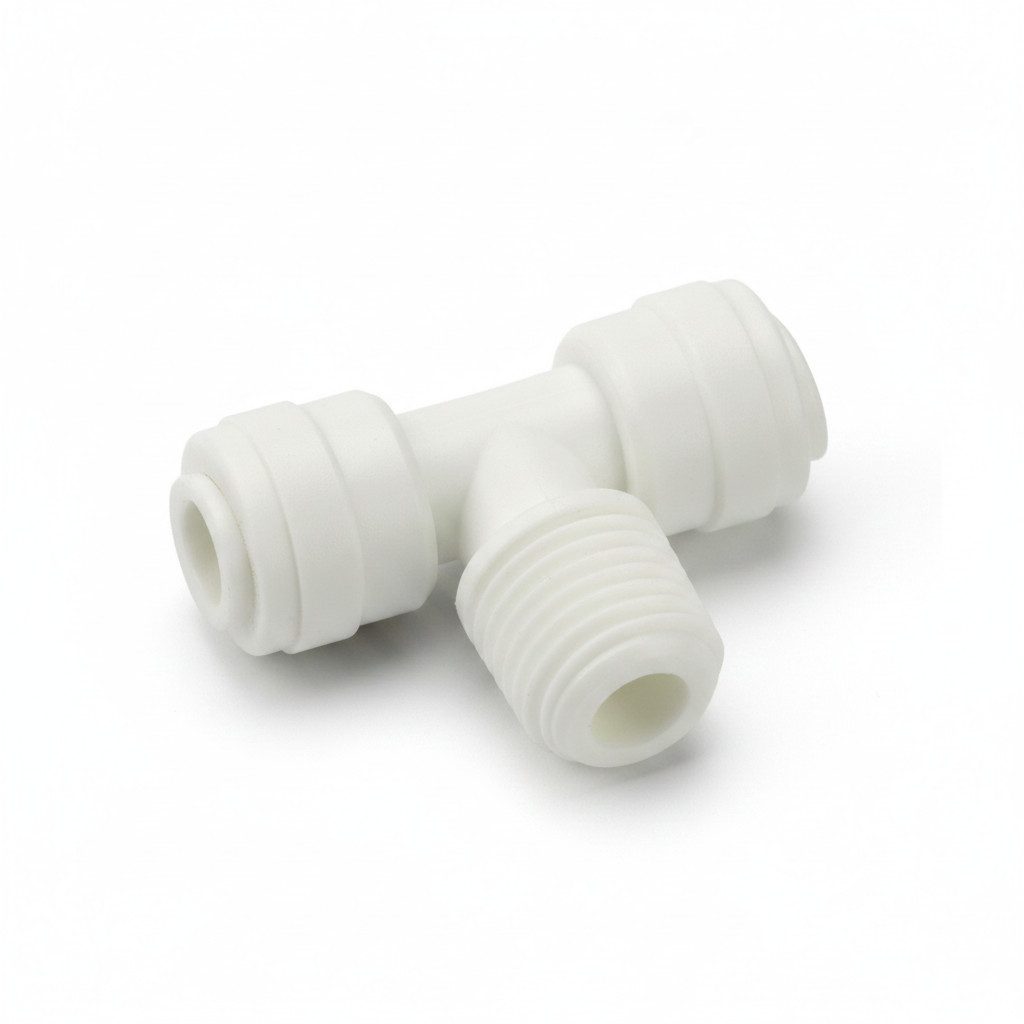DMfit Wasserfilter, T-Stück 1/4" 3er Kupplung, 1/4 " x 1/4 " AG x 1/4"