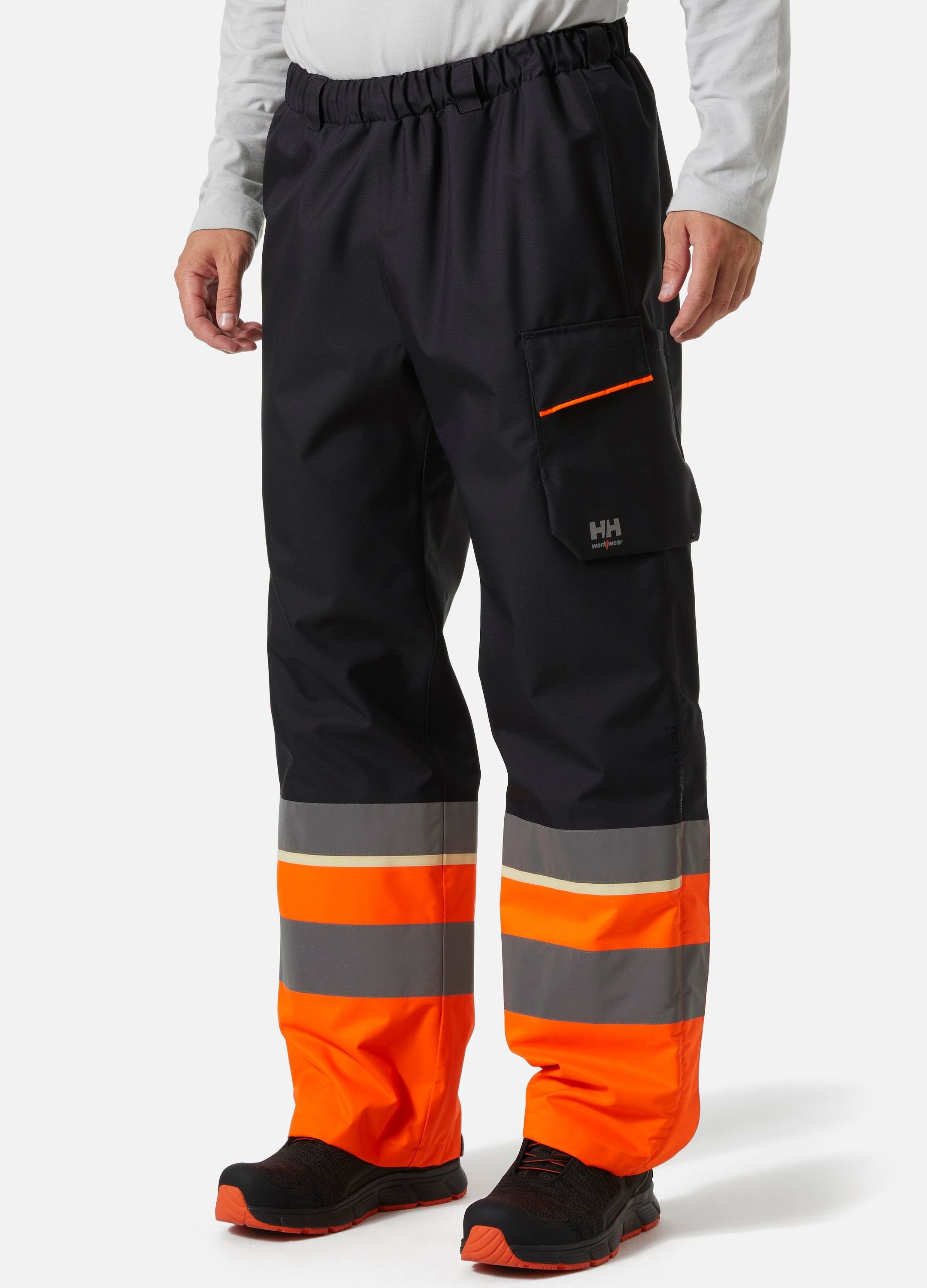 Arbeitsbundhose Pant (1-tlg) Hansen Uc-Me Cl1 vis hi Shell orange Helly