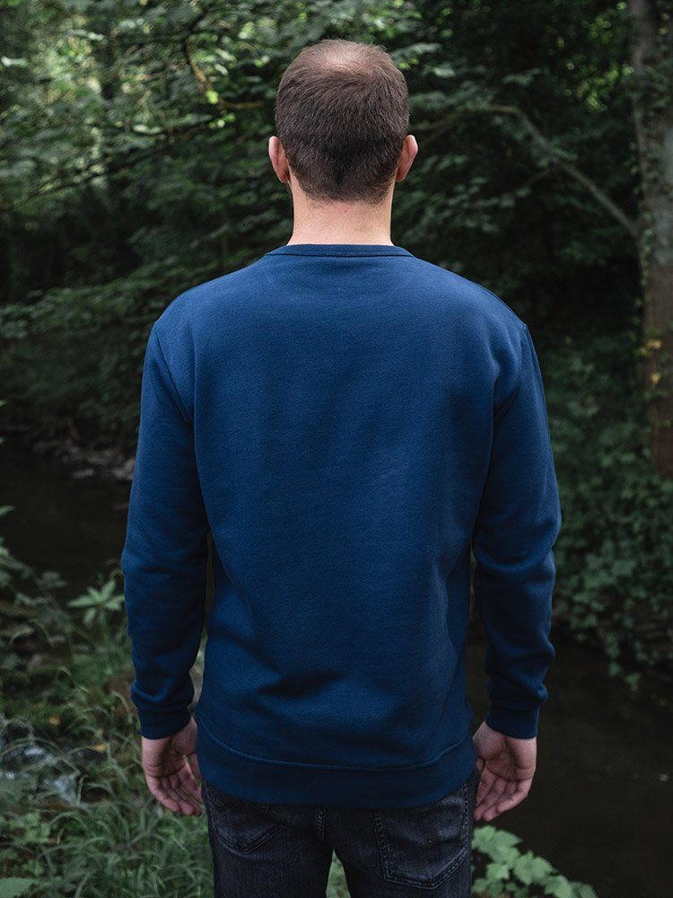 Sweater Eulen Sweatshirt (1-tlg) CircleStances Print (Bio)