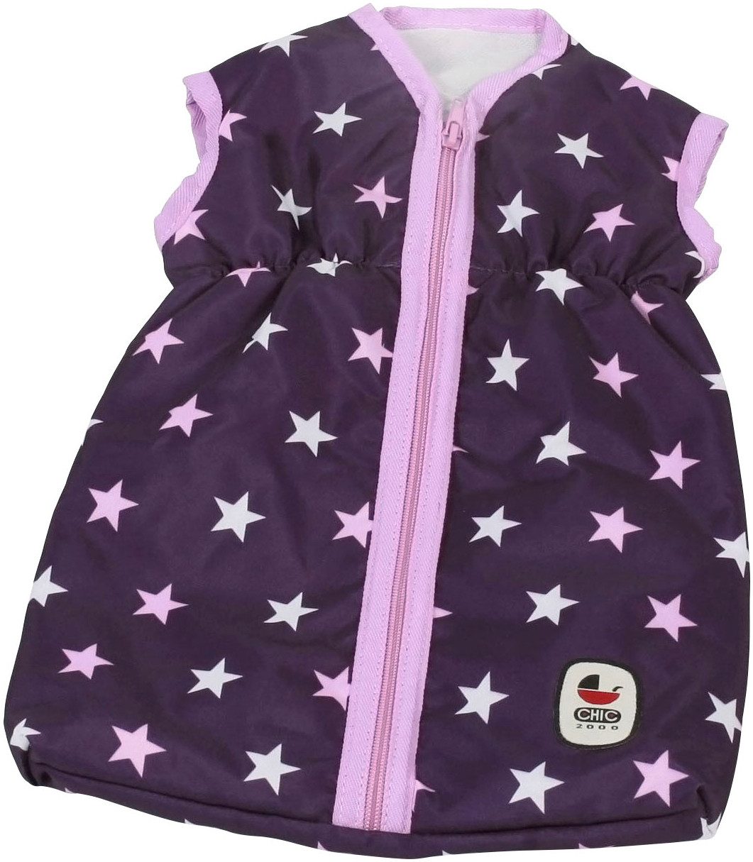 CHIC2000 Puppen Schlafsack Stars lila günstig online kaufen