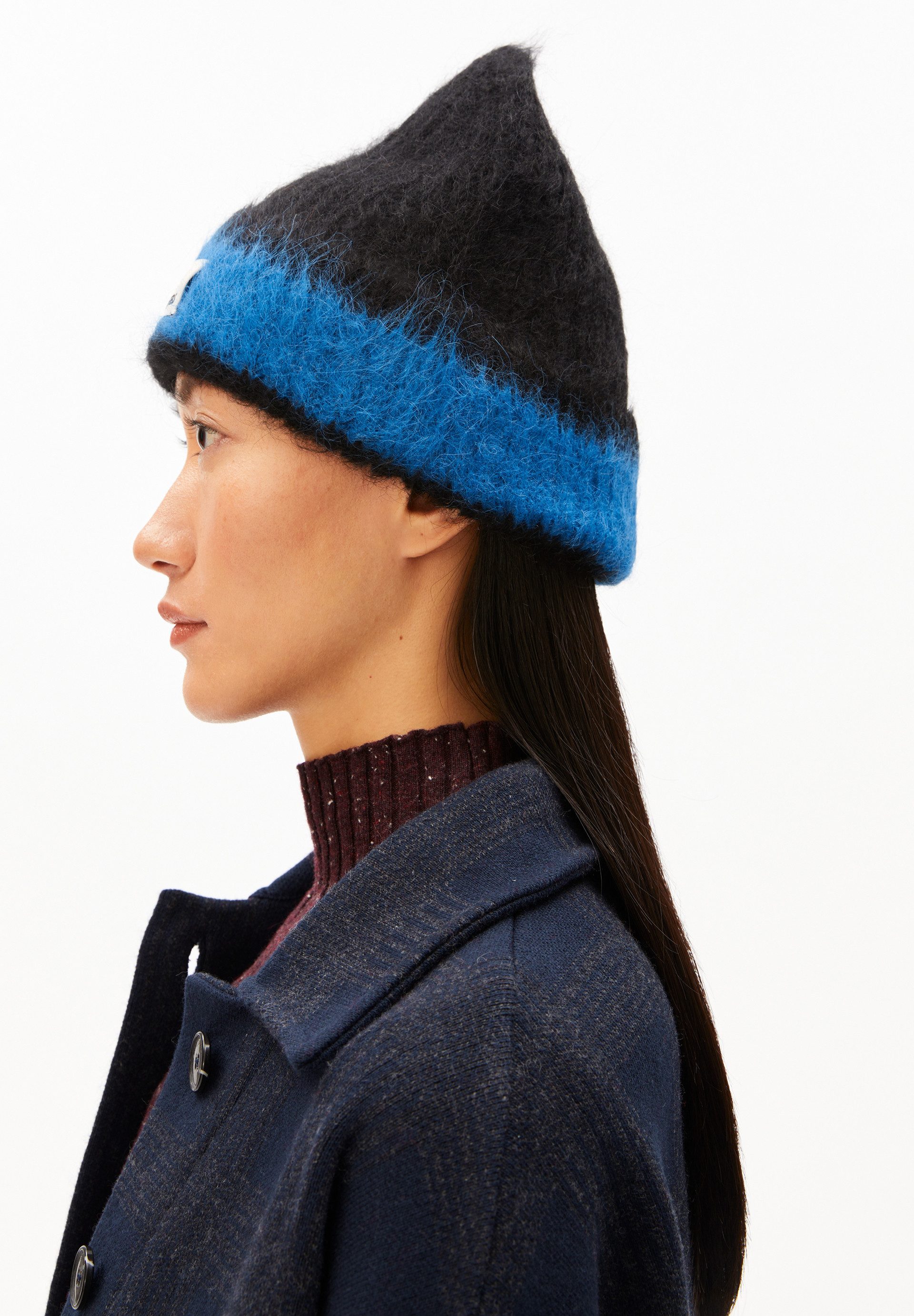 Armedangels Strickmütze JUPILAA STRIPED UN-WASTED Unisex