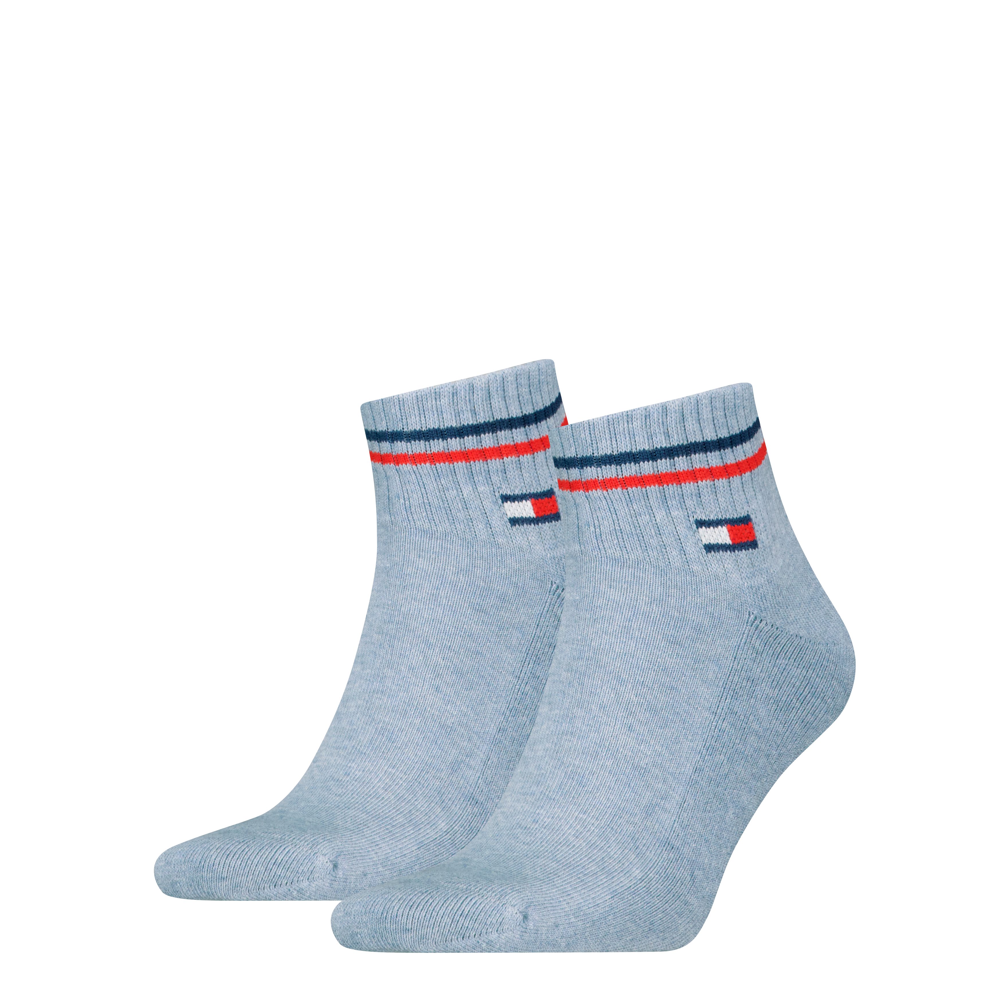 Tommy Hilfiger Kurzsocken TH UNI TJ QUARTER 2P ICONIC (2 Paar) Half-Terry-S günstig online kaufen