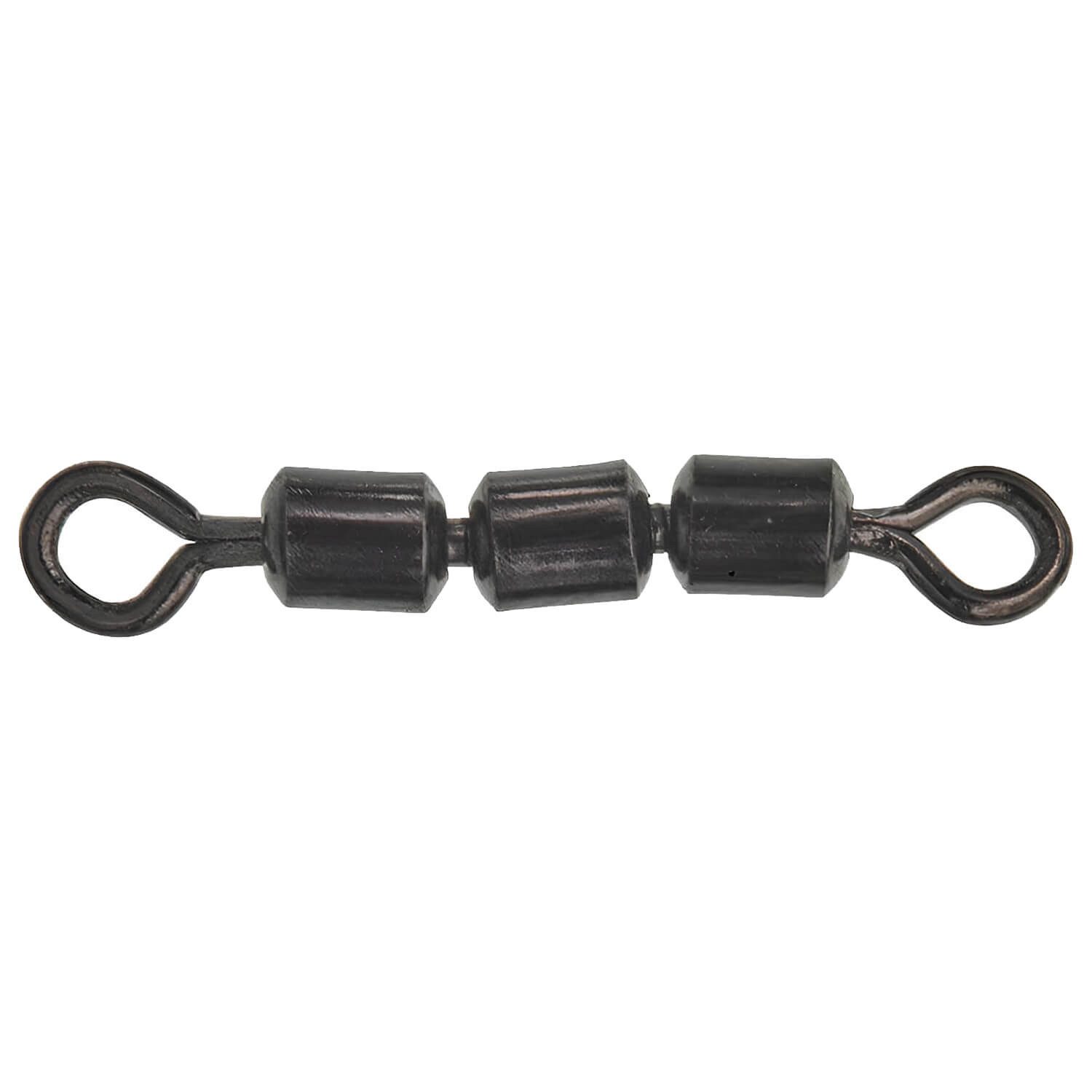 BKK Angelwirbel BKK Dreifachwirbel Triple Rolling Swivel 32 Wirbel Schwarz, (2-St)