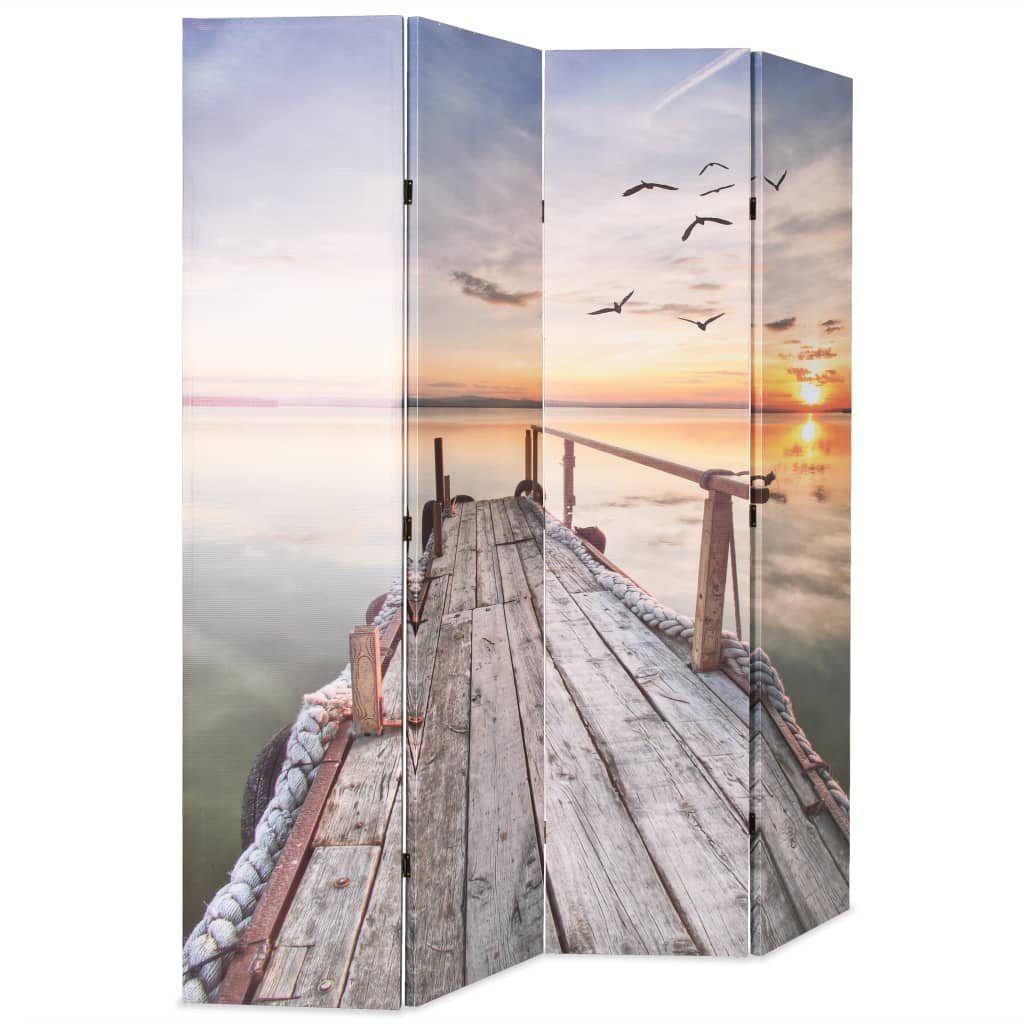 vidaXL Paravent 160 x 170 cm Raumteiler Paravent Trennwand spanische Wand klappbar 160