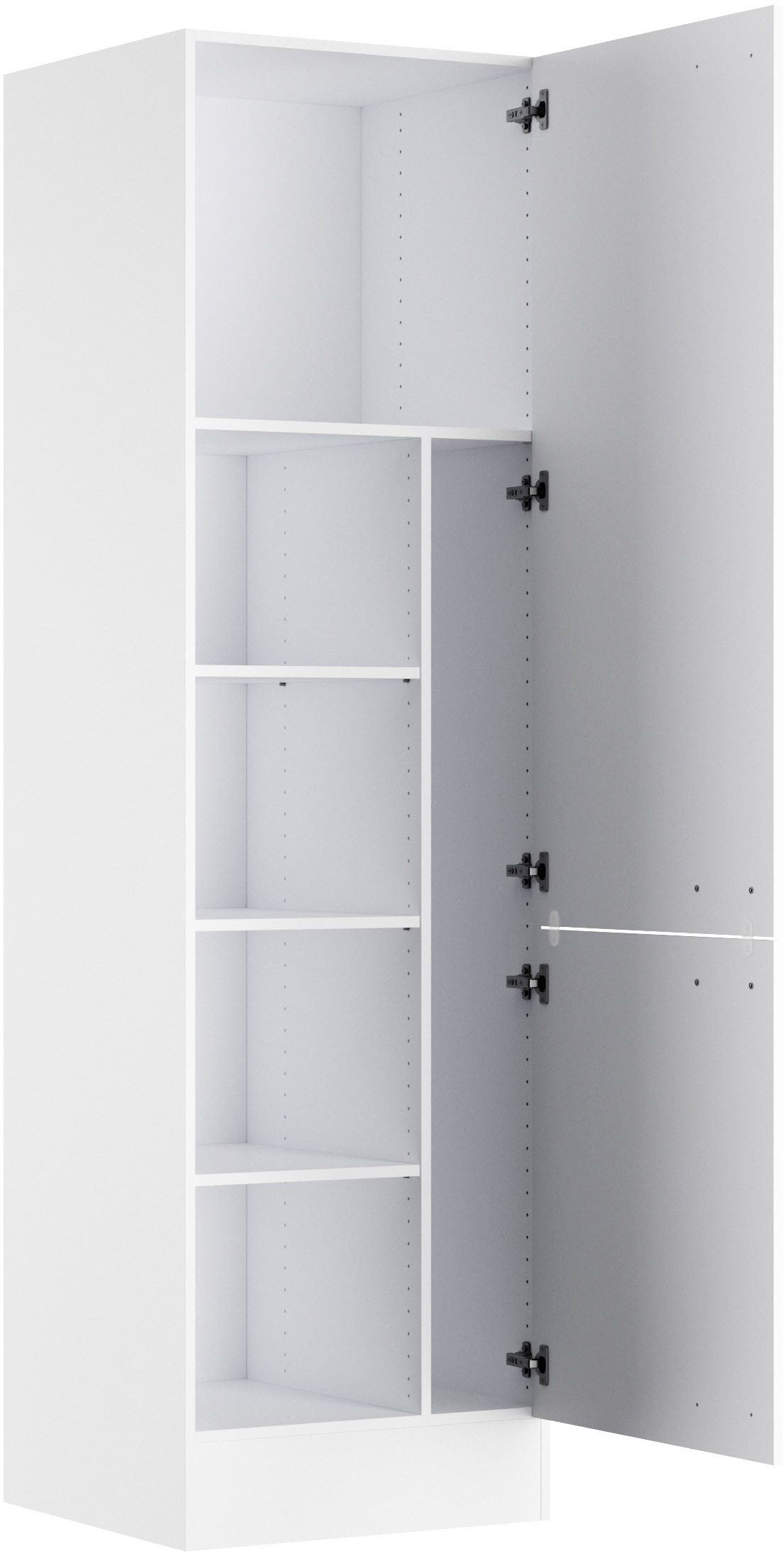 OPTIFIT Hochschrank OPTImulti Breite 60 cm, mit 2 verlaschten Türen, Innenregal