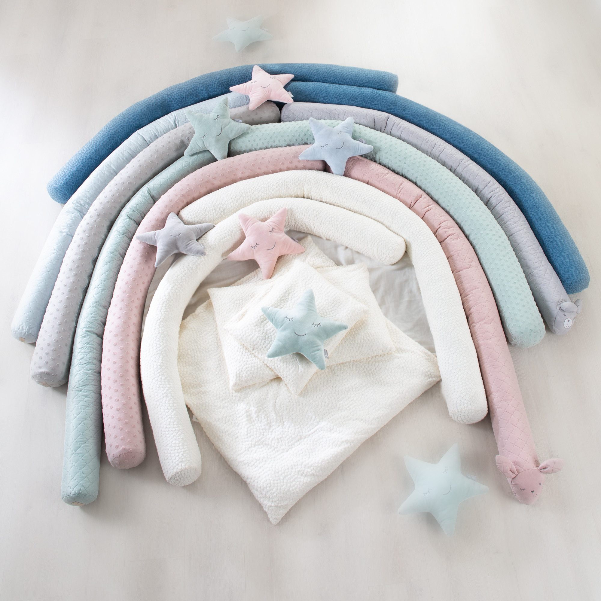 roba® Nestchenschlange Seashells, Bettschlange 170 cm