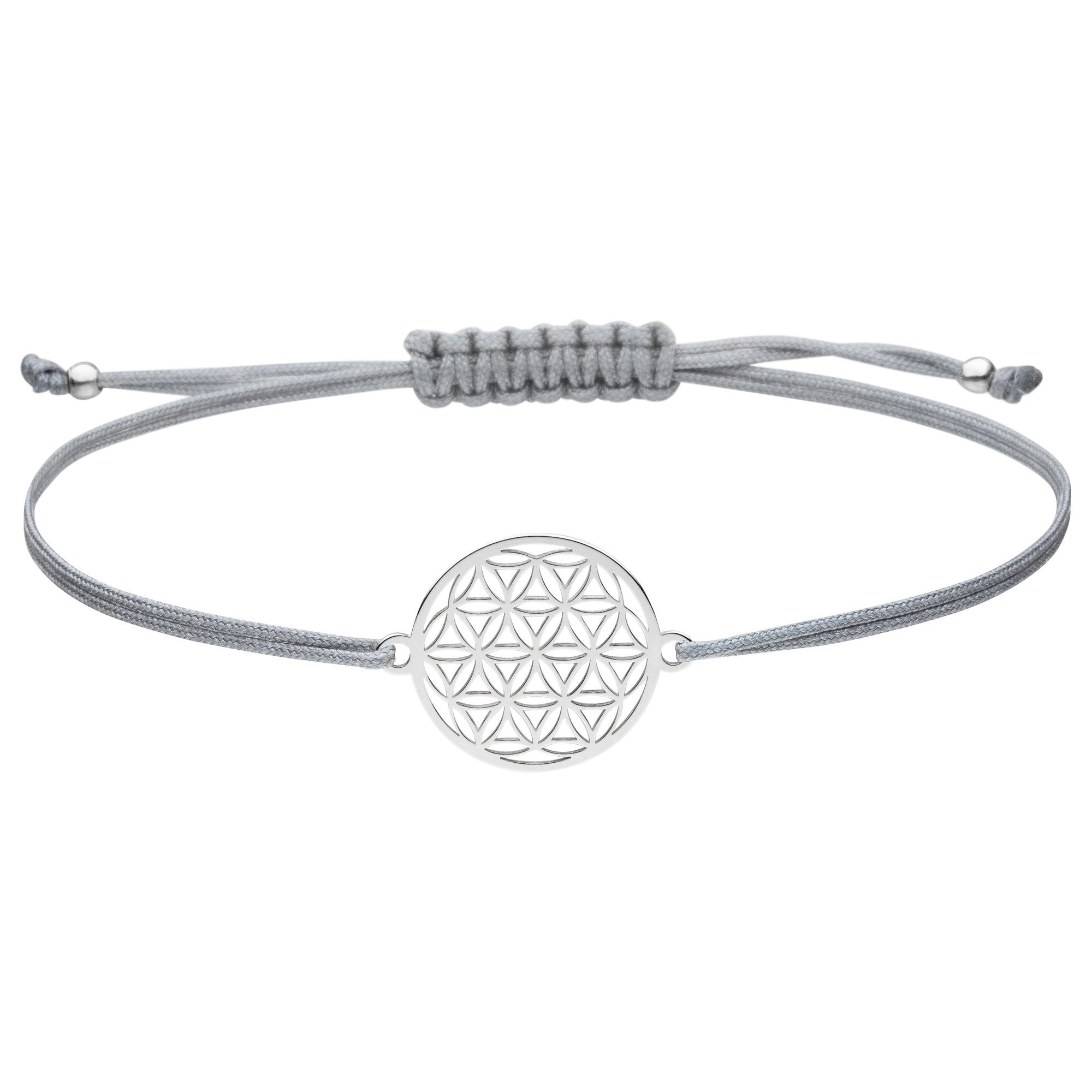 SCHOSCHON Gliederarmband Blume des Lebens Armband 925 Silber, Lebensblume Schmuck, Handgemacht in Deutschland
