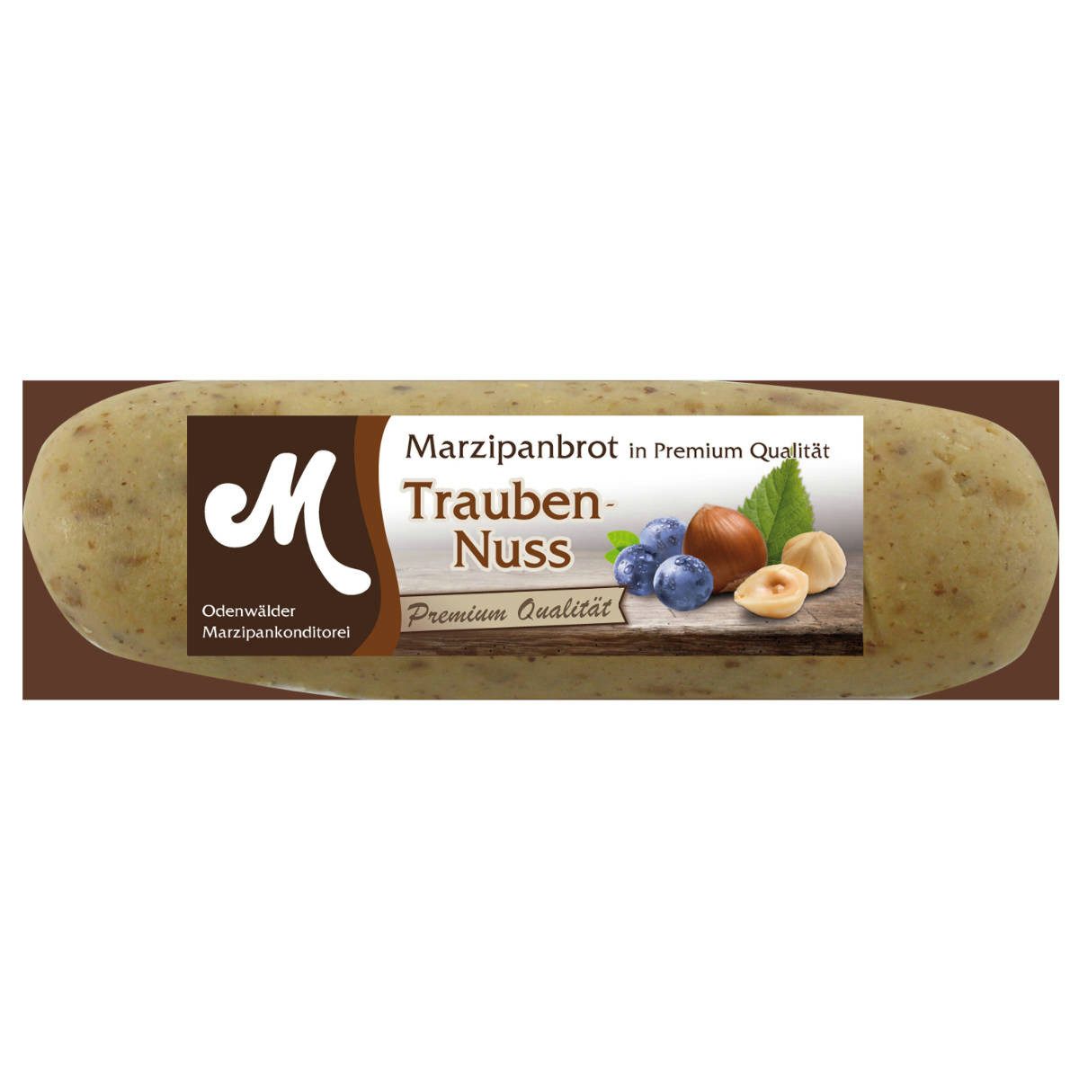 Odenwälder Marzipankonditorei Süßigkeit, Odenwälder Marzipan Brot Trauben Nuss köstliches Edelmarzipan 95g
