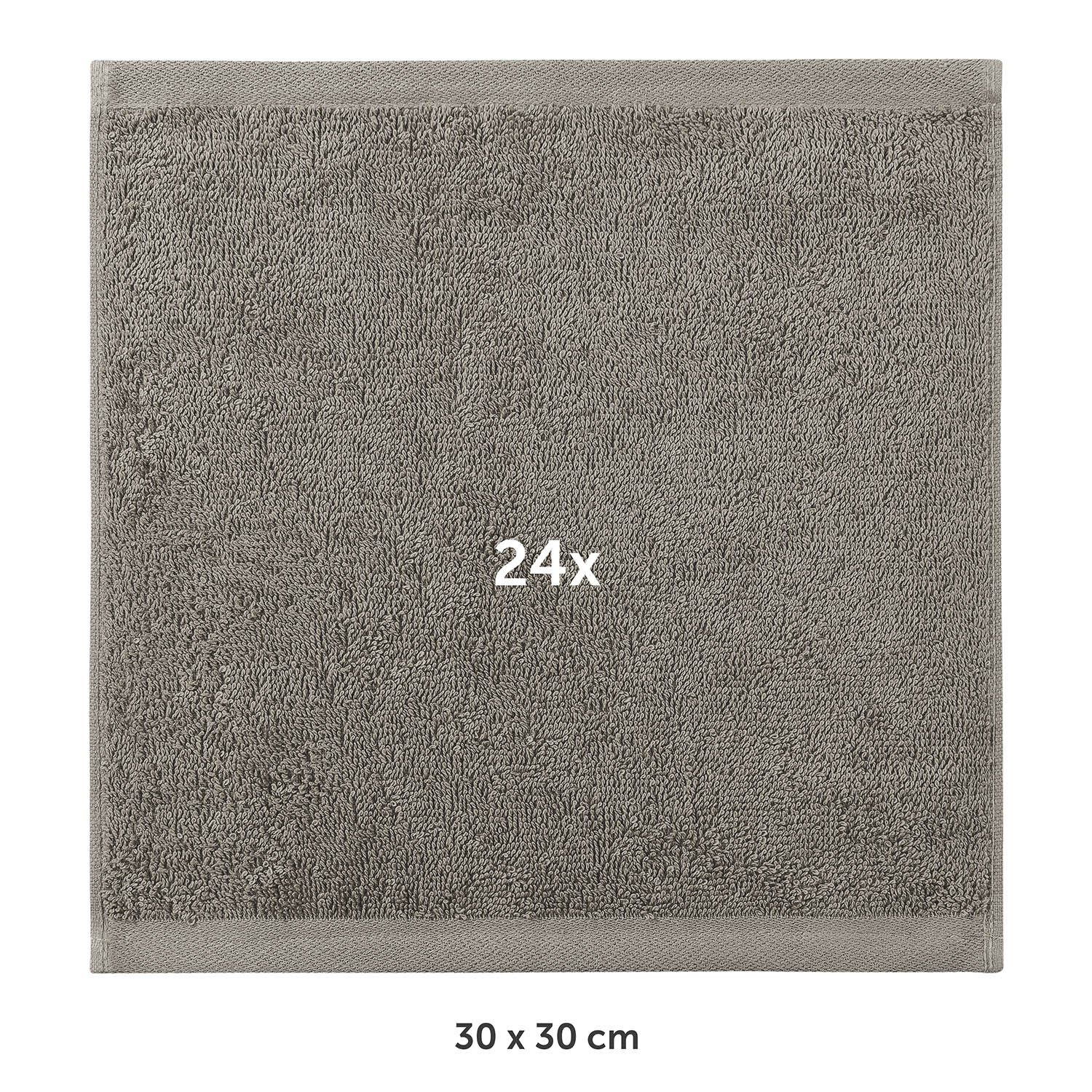 Blumtal Gästehandtücher 30x30cm - weich und saugstark, Frottee (24-St), 12e günstig online kaufen