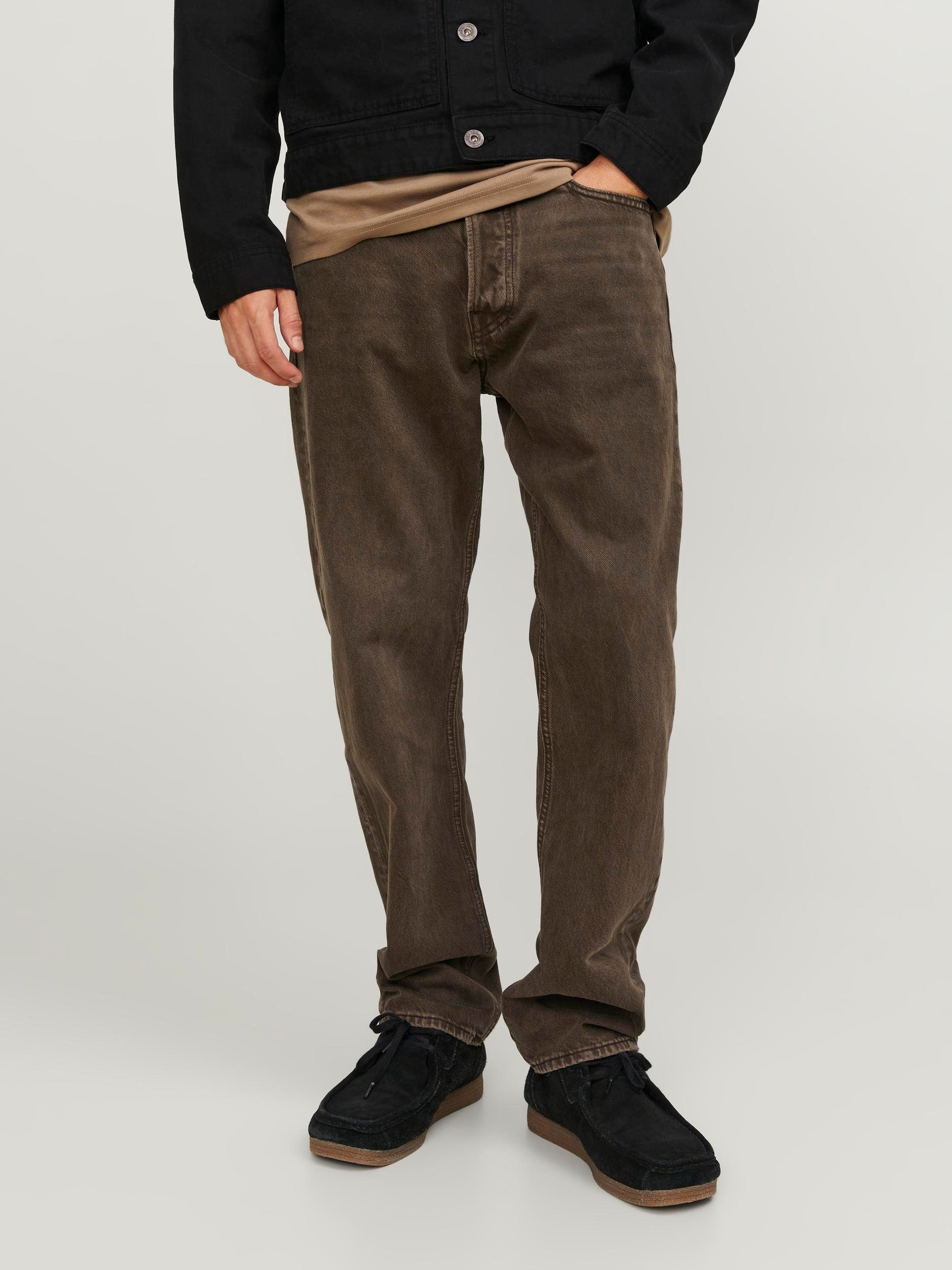 Brown COOPER Chocolate CHRIS Jack Jones & Loose-fit-Jeans