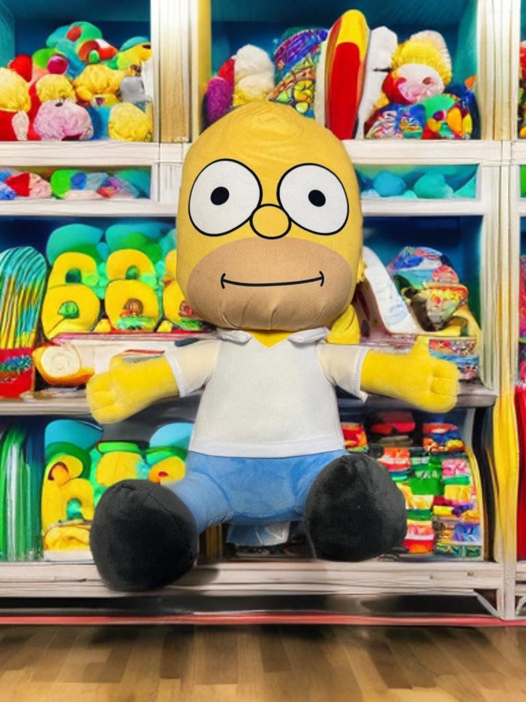 The Simpsons Kuscheltier The Simpsons Plüschtier 39 cm – Kuscheltier für Kinder & Fans (Set, 1-St., Geschenk-Set), Große 39cm Plüschfigur,weich, hochwertig verarbeitet, Variante wählbar