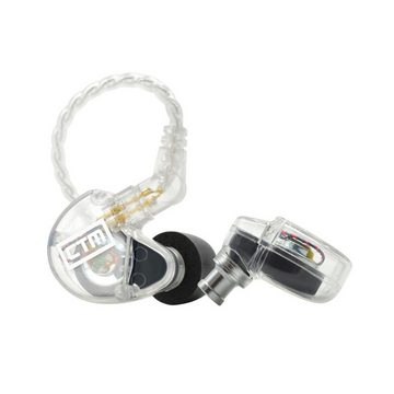 CTM Audio CE220 In Ear Monitor-Clear In-Ear-Kopfhörer (Voller Sound, Präzision, nicht zutreffend, Kabelgebunden, Kraftvoller Bass)