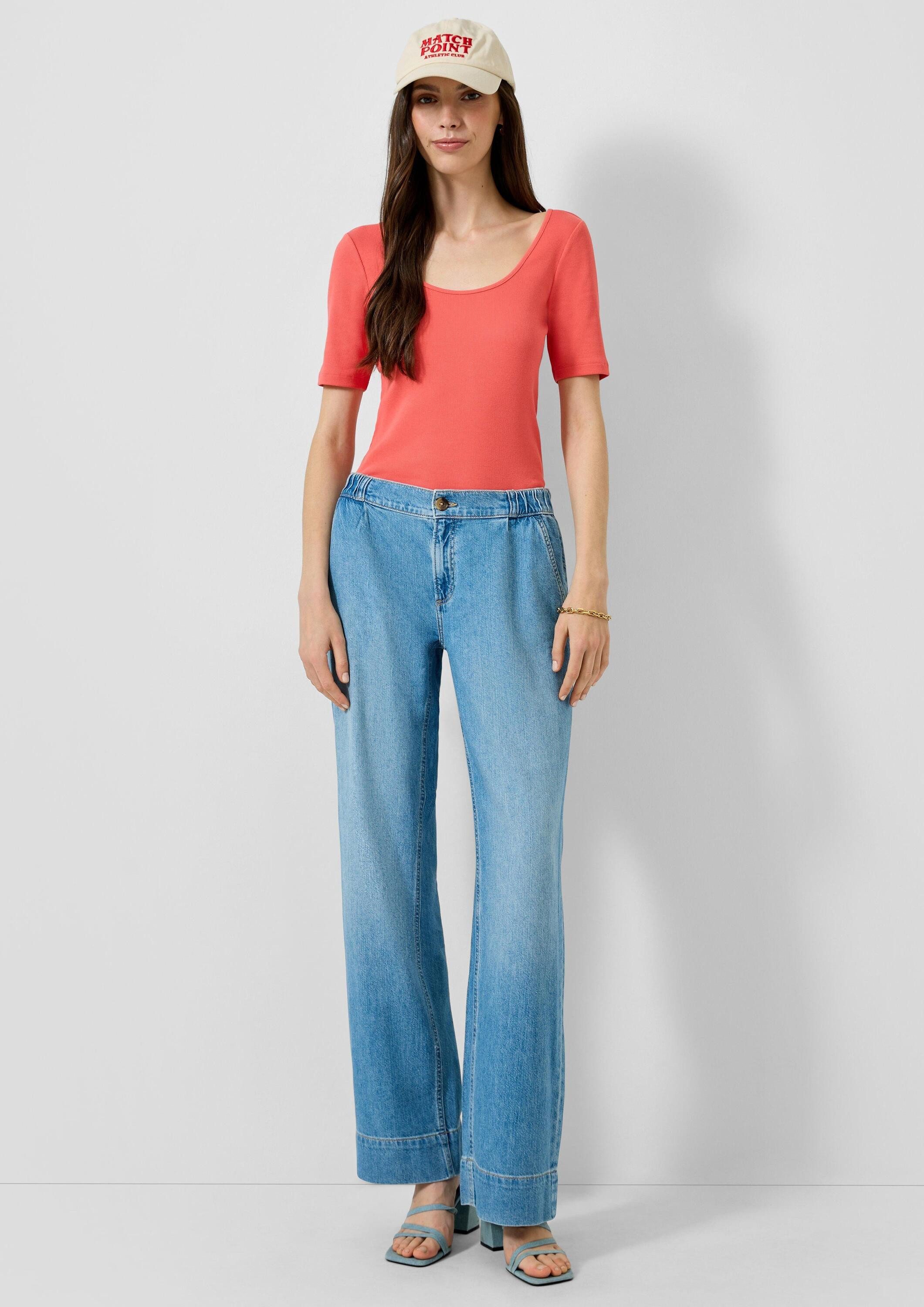 Weite Jeans Jeans-Hose