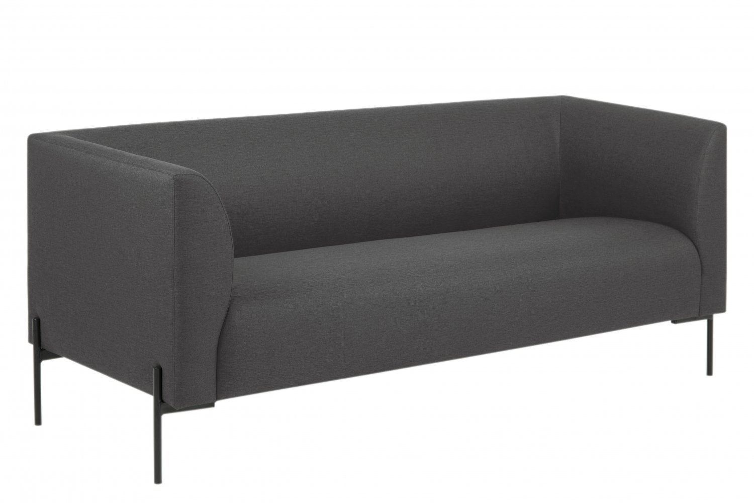 ebuy24 Sofa »Oras Sofa 2,5 pers. dunkelgrauer Stoff und ...