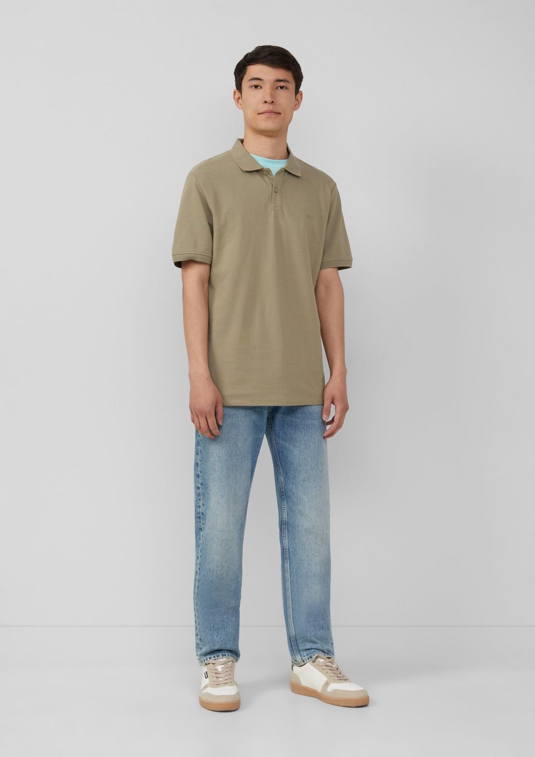 s.Oliver Poloshirt Poloshirt Polokragen, Knöpfe, Regular Fit – Bild 3 von 5